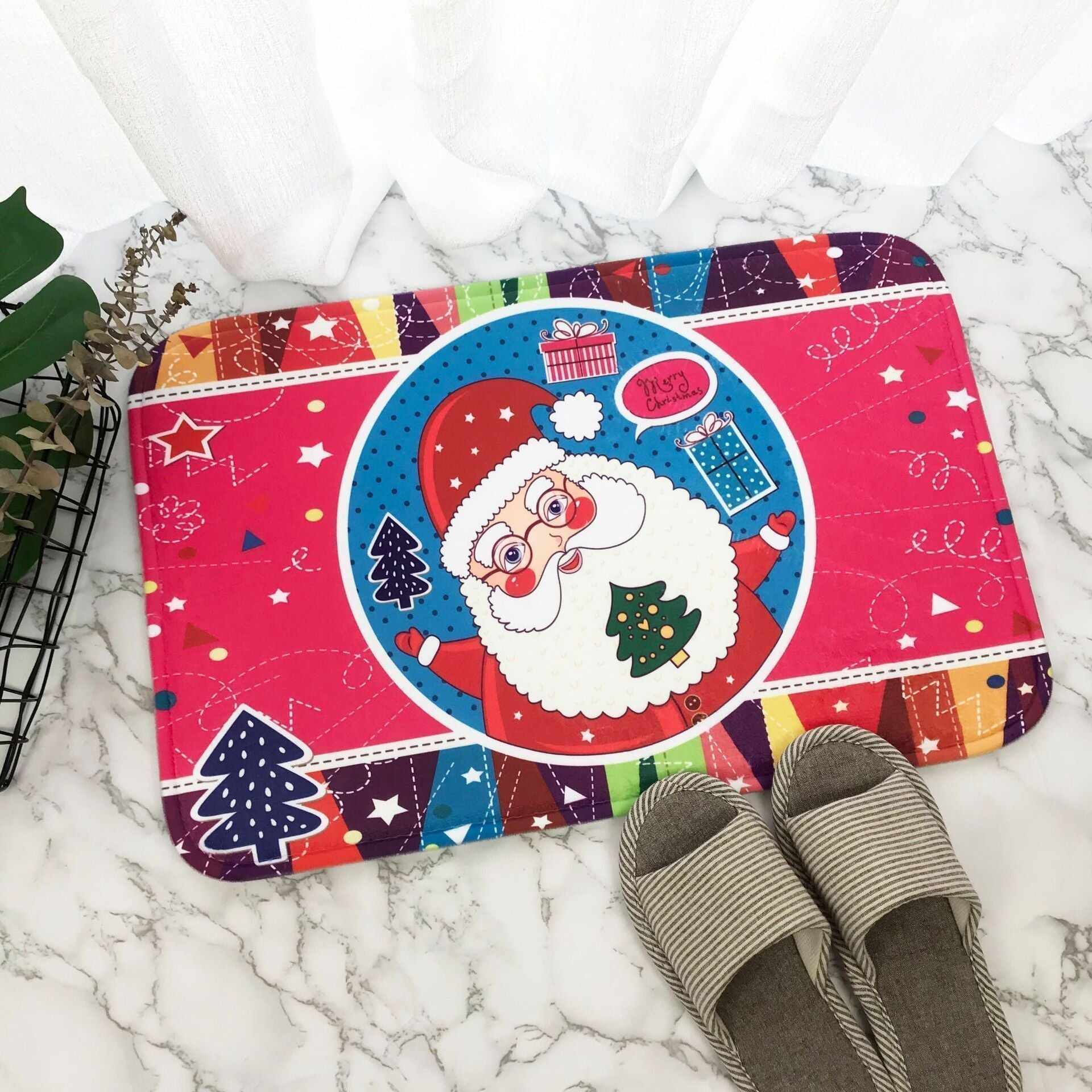 Christmas Decorations Door Mats for Small Size Pattern 08