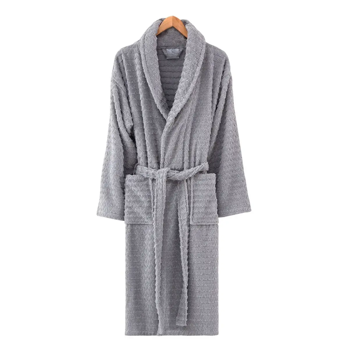 Ozan Premium Home Azure Bathrobes Collection 100% Turkish Cotton Unisex Terry Cloth Bathrobe