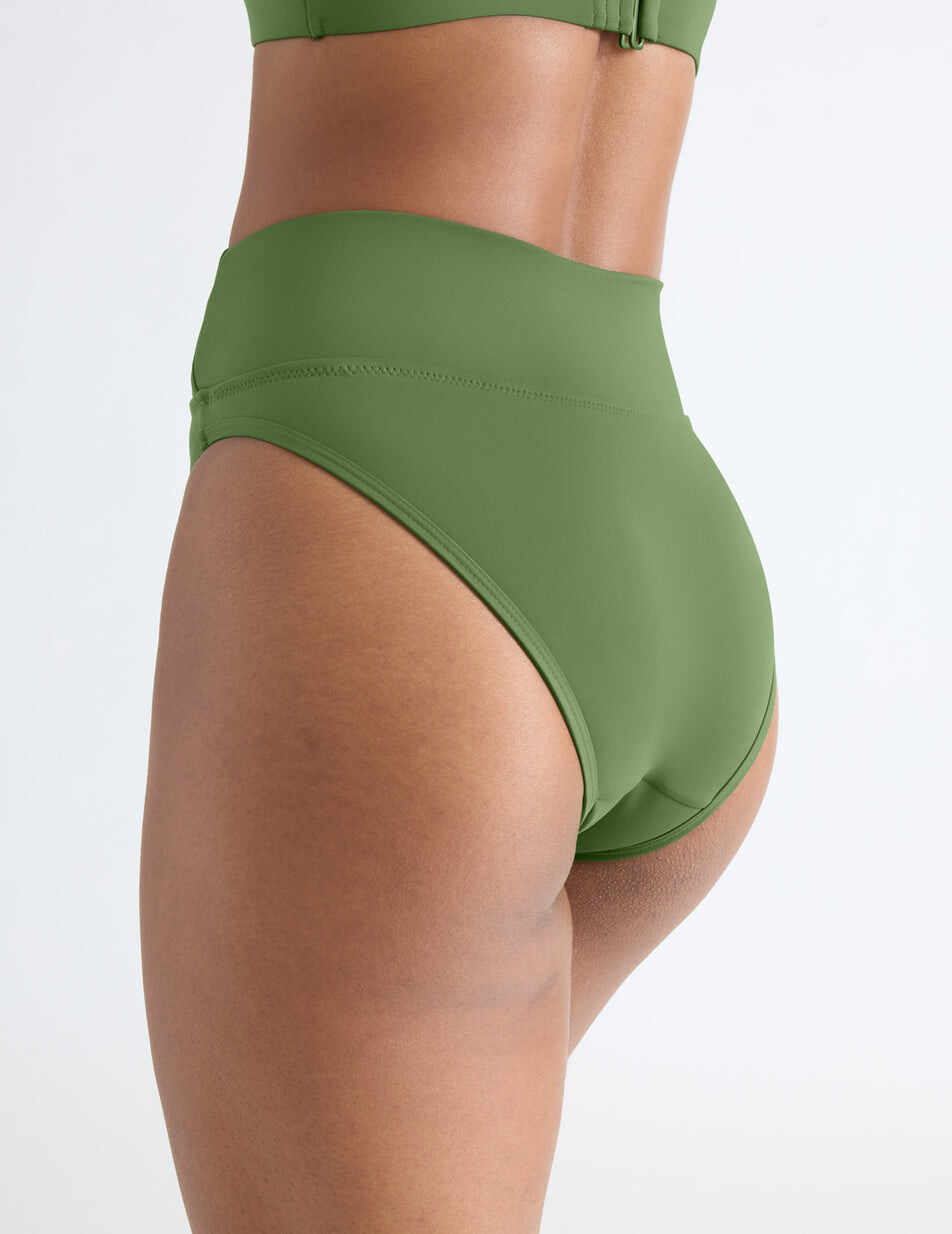 Leakproof Sculpt High Rise High Cut Swim Bottom