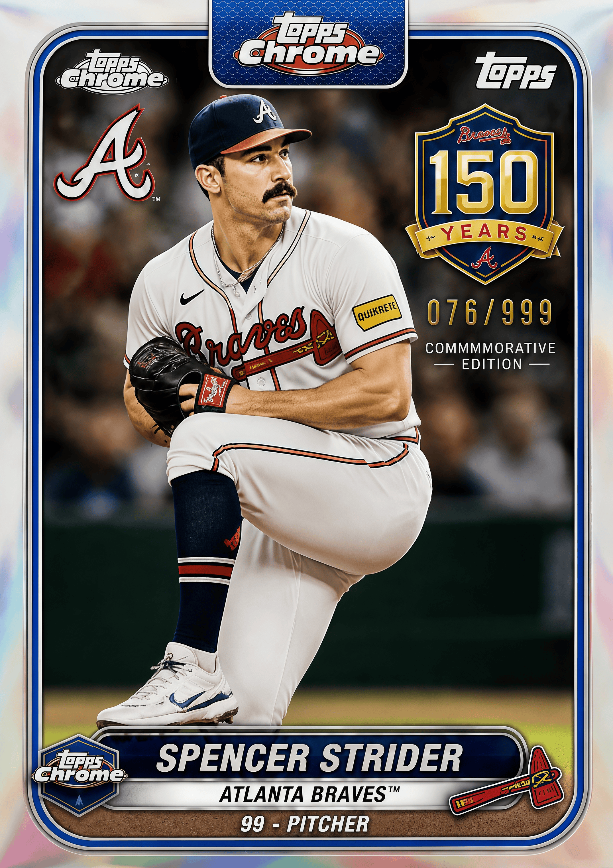 2026 Atlanta Braves 150th Anniversary Trading Cards Hobby Box