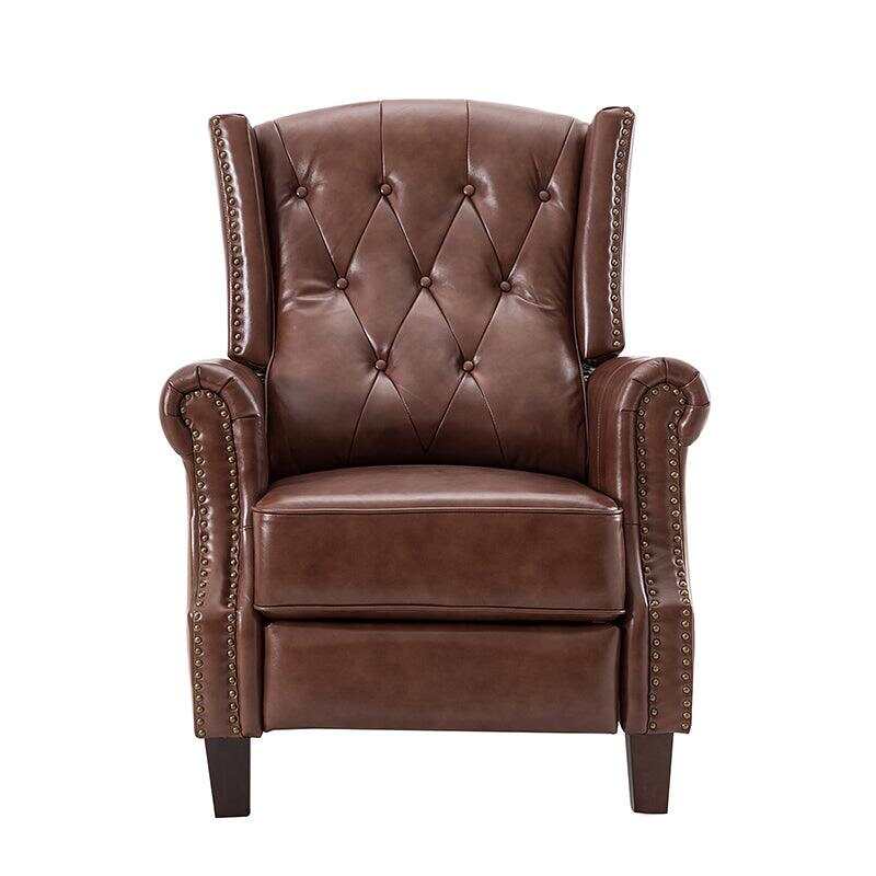 Ryland Genuine Leather Manual Recliner