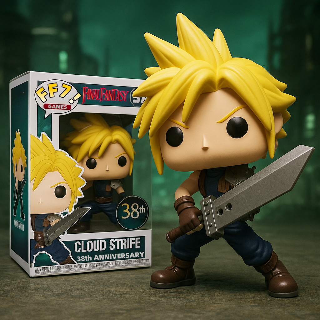 Final Fantasy Cloud Strife 38th Anniversary POP Figure!