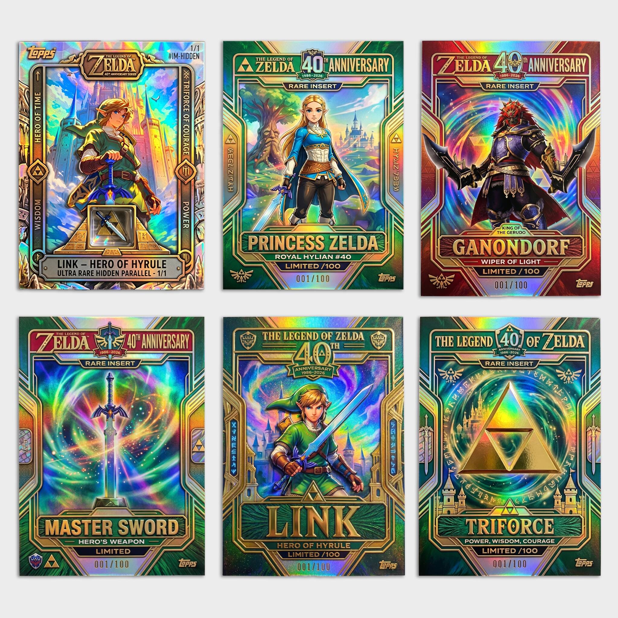 The Legend of Zelda 40th Anniversary Premium Trading Card Box