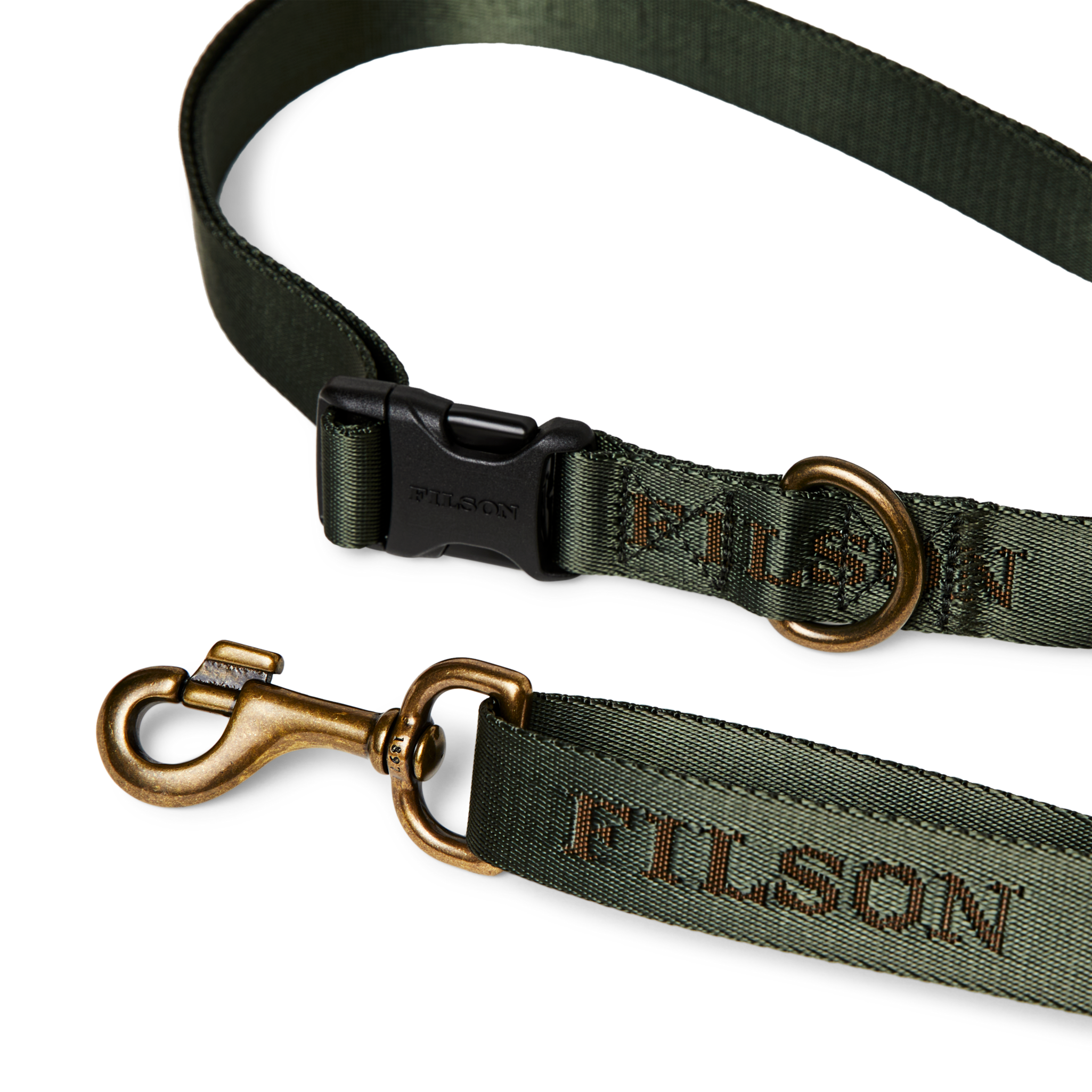 Adjustable Nylon Leash - Dark Timber