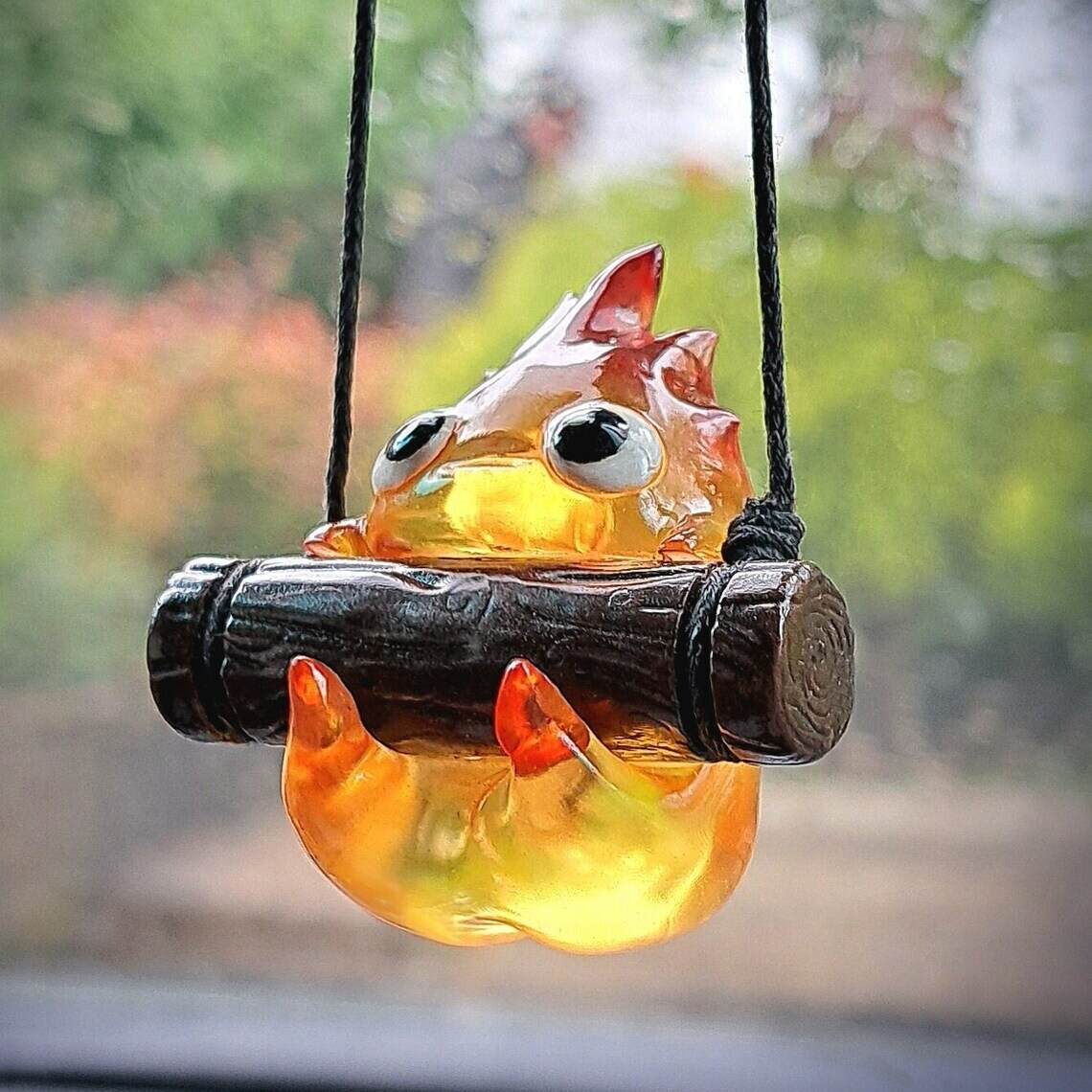 Calcifer Car Mirror Ornament