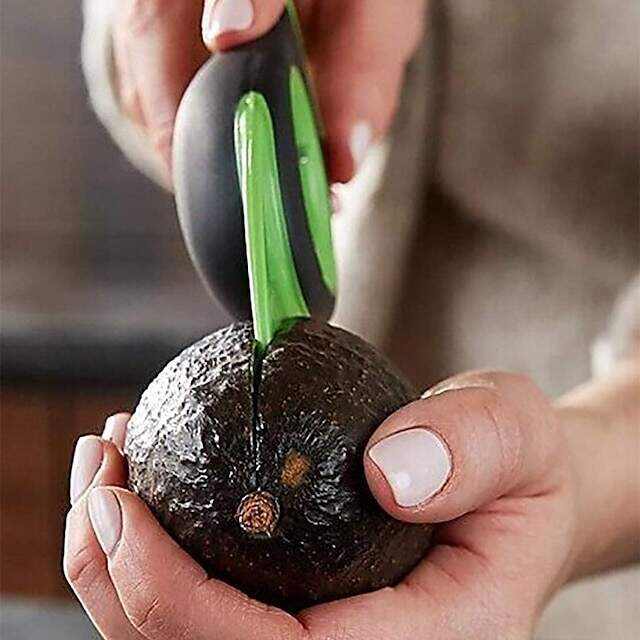 Three-In-One Avocado Knife Multi-Purpose Avocado Slicer