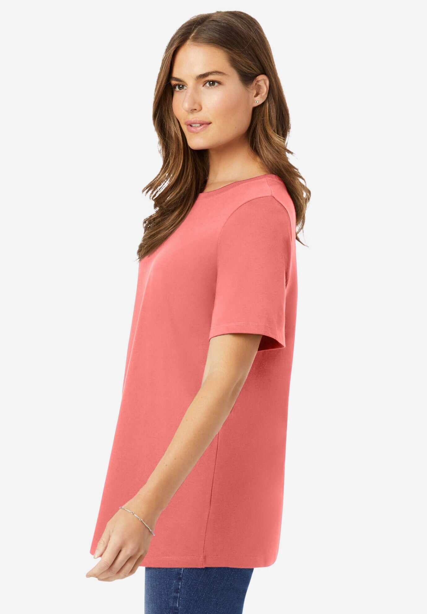 Perfect Short-Sleeve Crewneck Tee
