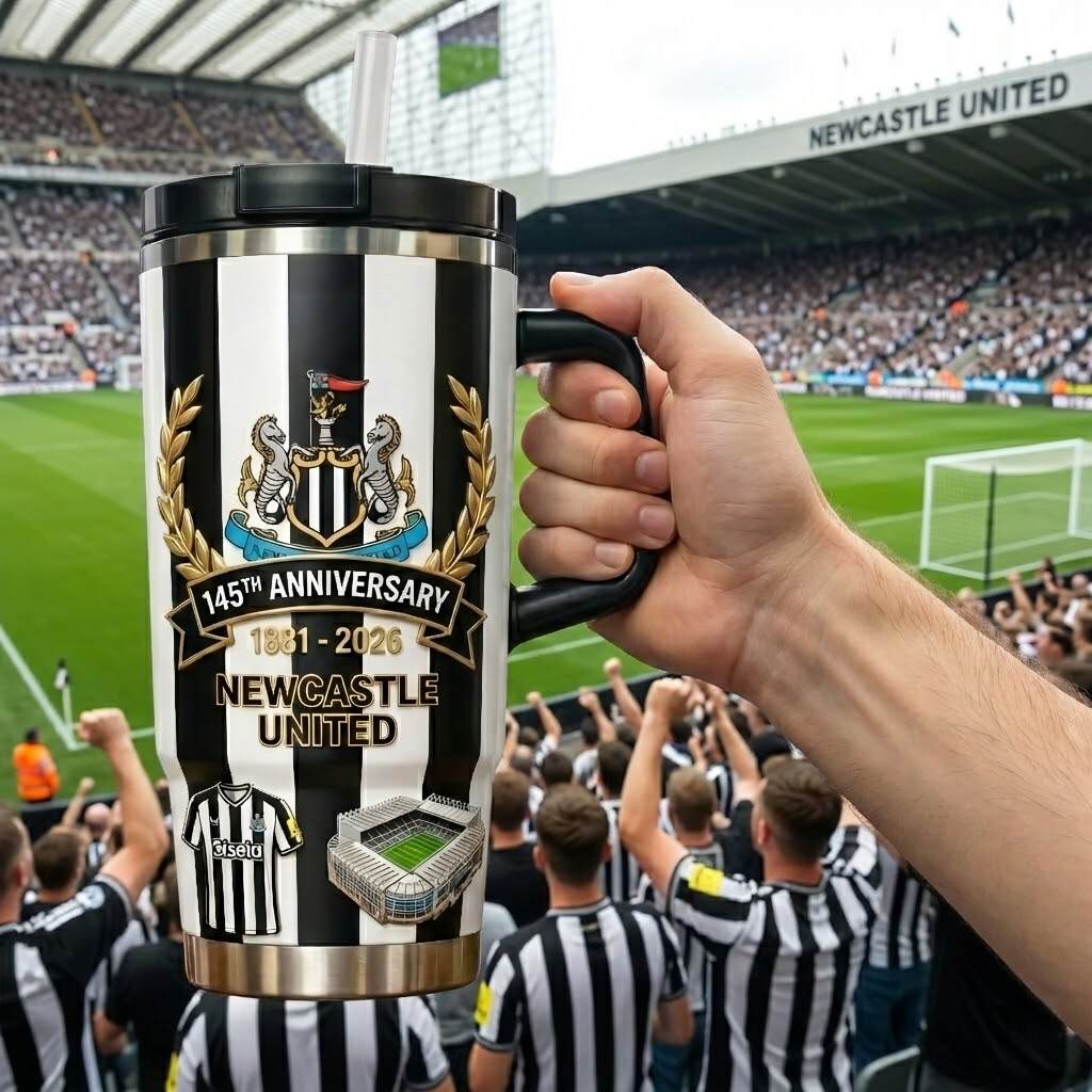 Newcastle United 145th Anniversary Tumbler
