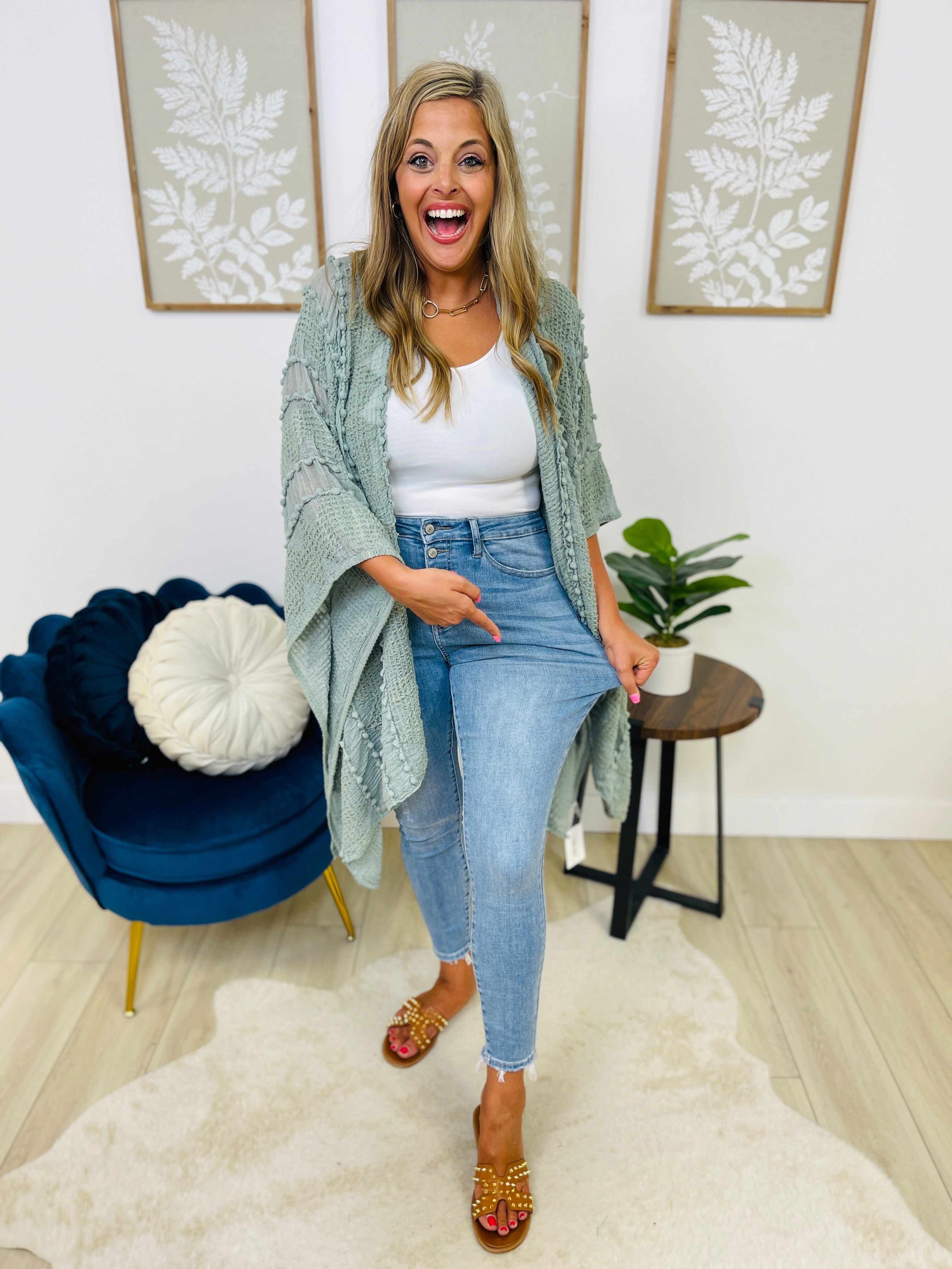 PLUS/REG Feel So Fly Button Fly Skinny Jeans