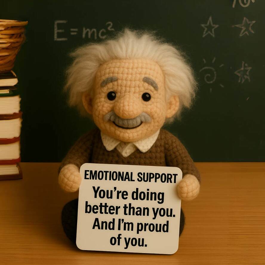 Emotional Support Einstein