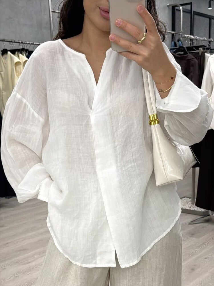 🔥Summer Arrivals🌟Women's Casual V-neck Shirt