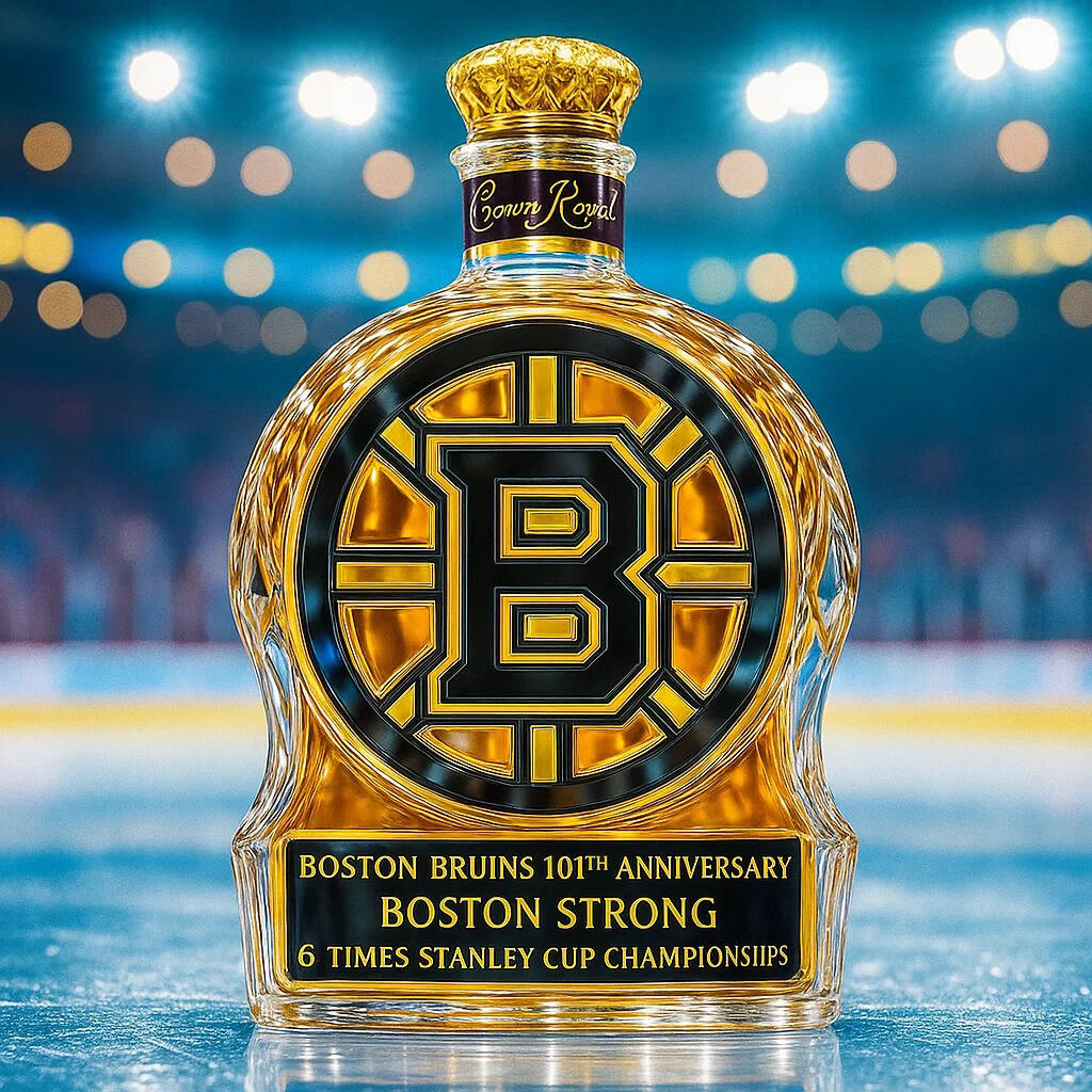 Boston Bruins Honor Whisky Bottle