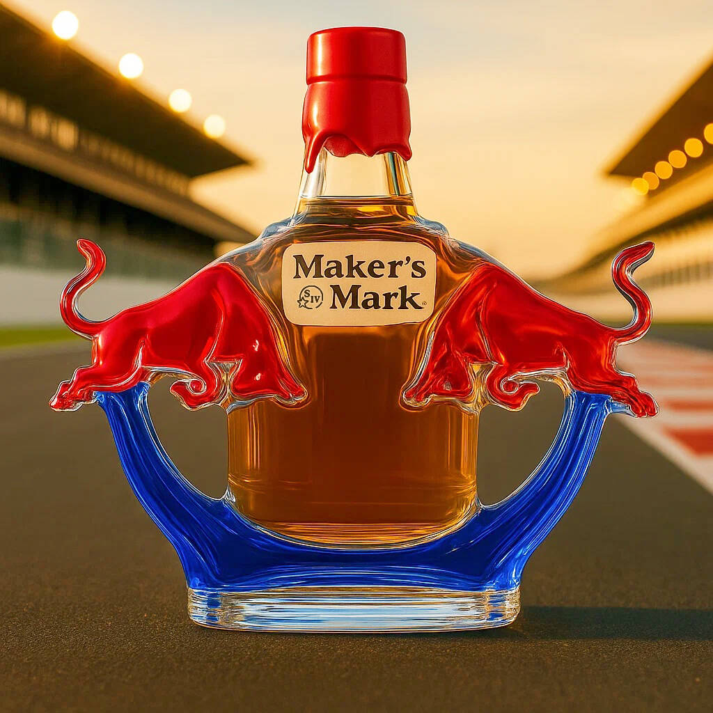 Red Bull Whisky Bottle