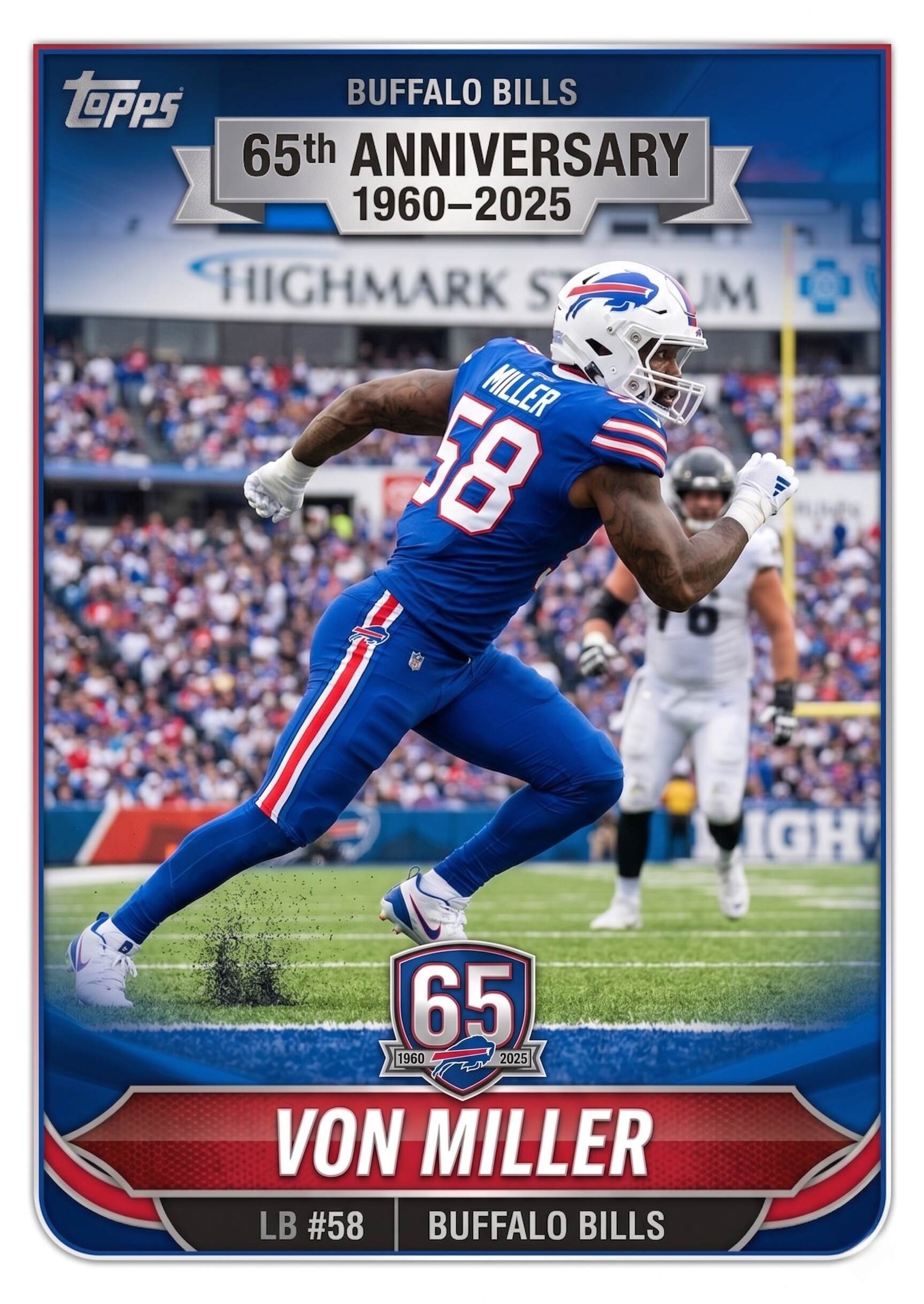Buffalo Bills 65th Anniversary Legacy Collection Hobby Box