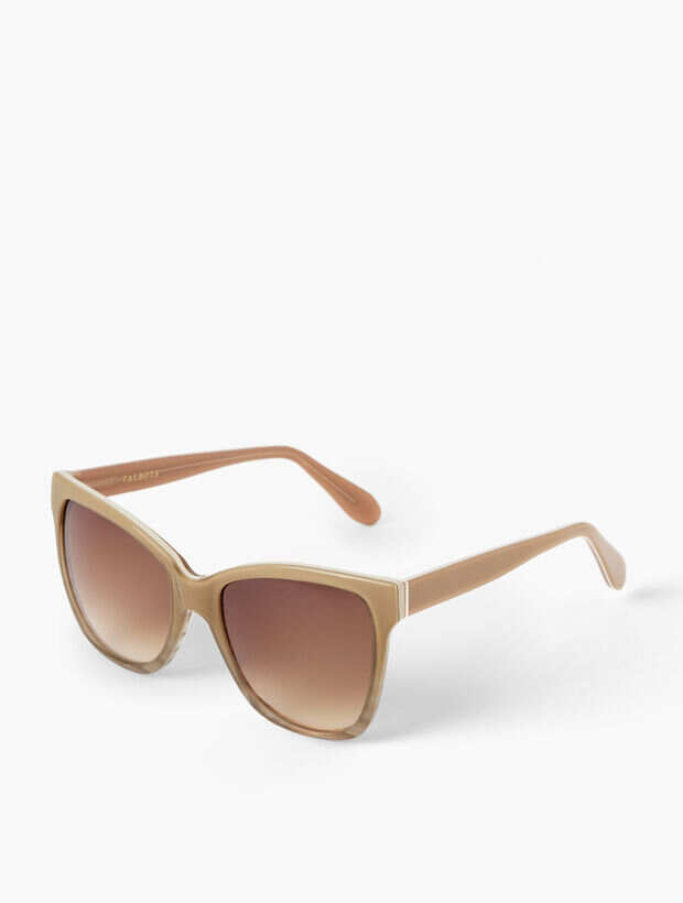 Bridget Cat Eye Sunglasses OLIVE/GOLD