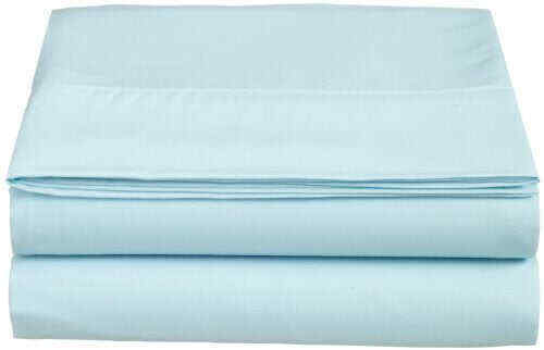 Set of 2 Silky Soft Polyester Single Flat Sheet
