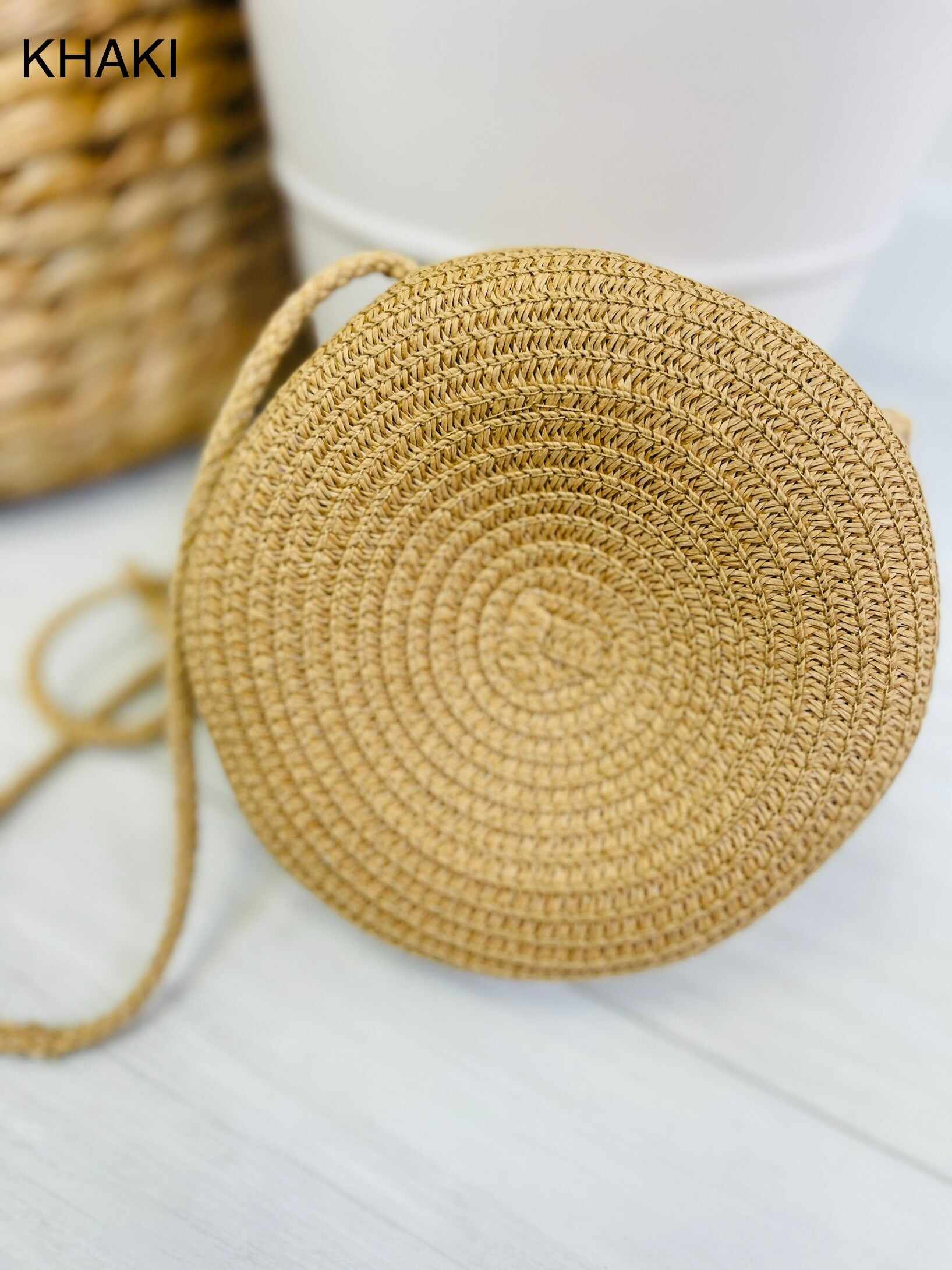 Mini Straw Circle Bag-Multiple Colors!