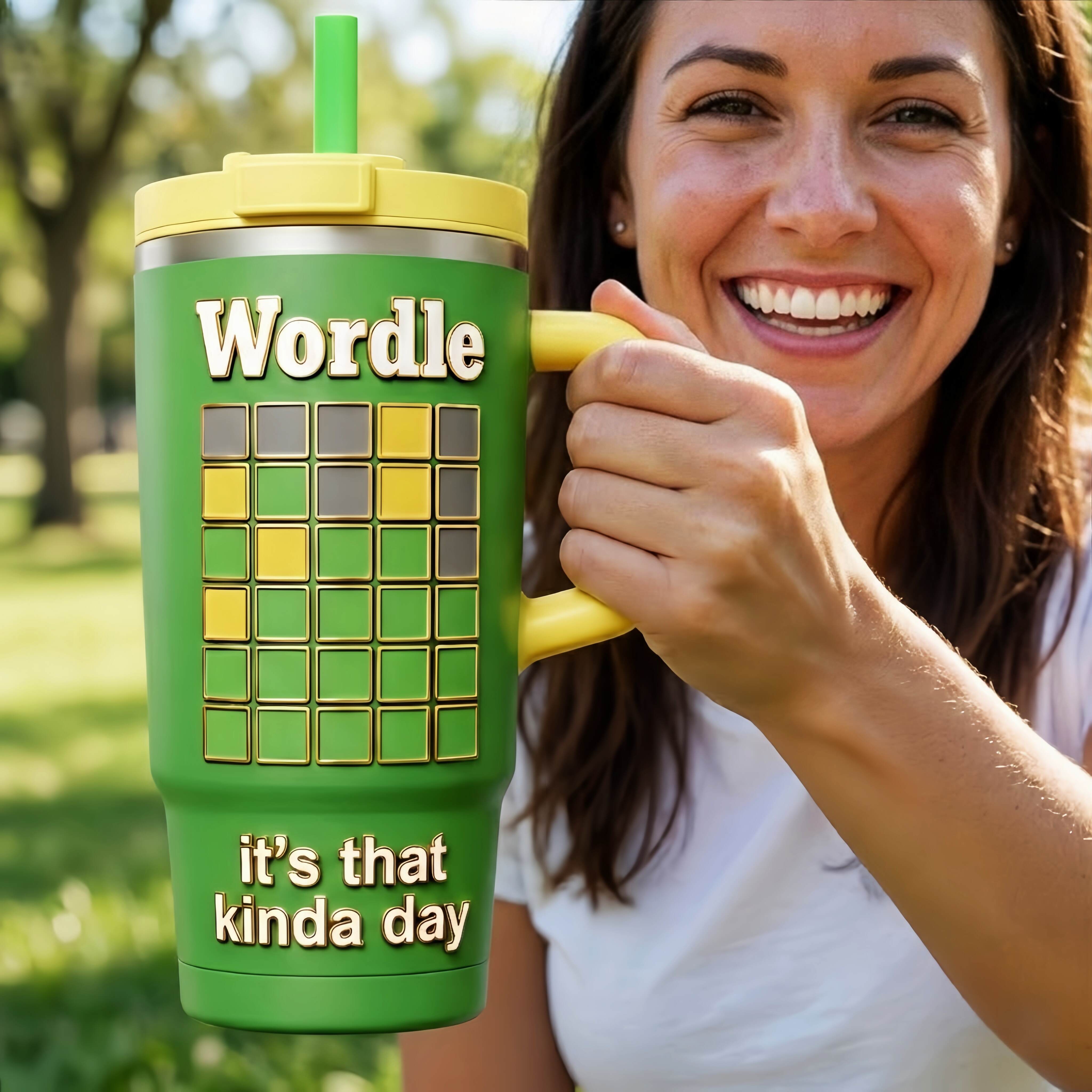 Funny Wordle Yeti Tumbler
