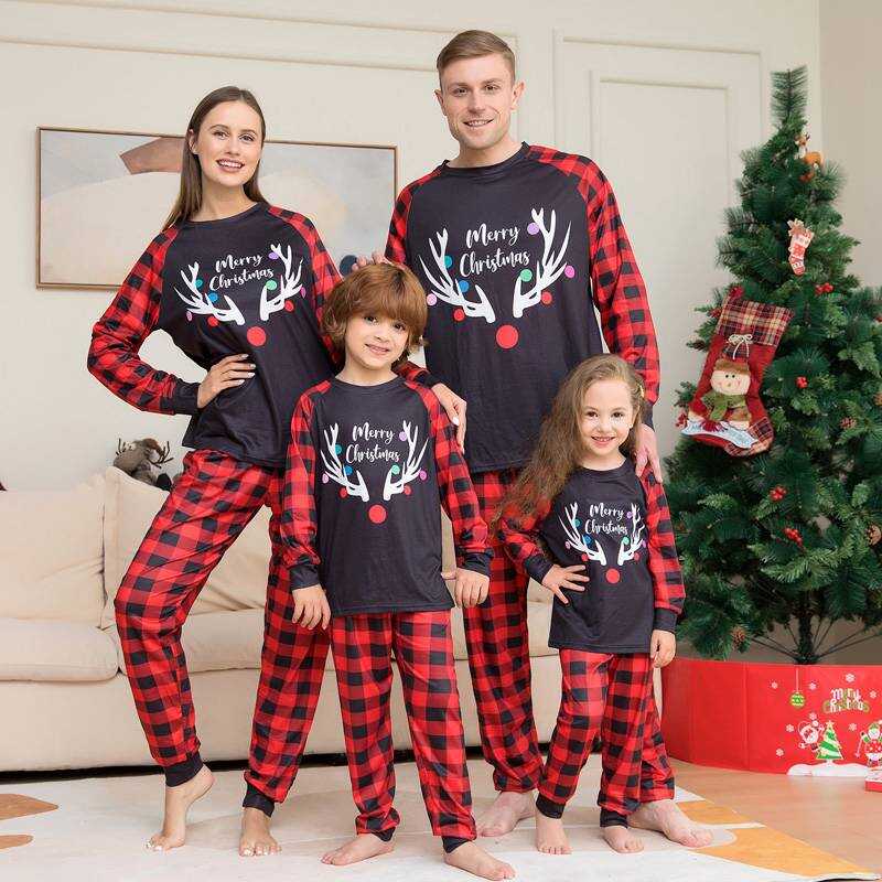 Family Matching Christmas Pjs Pajamas Sets
