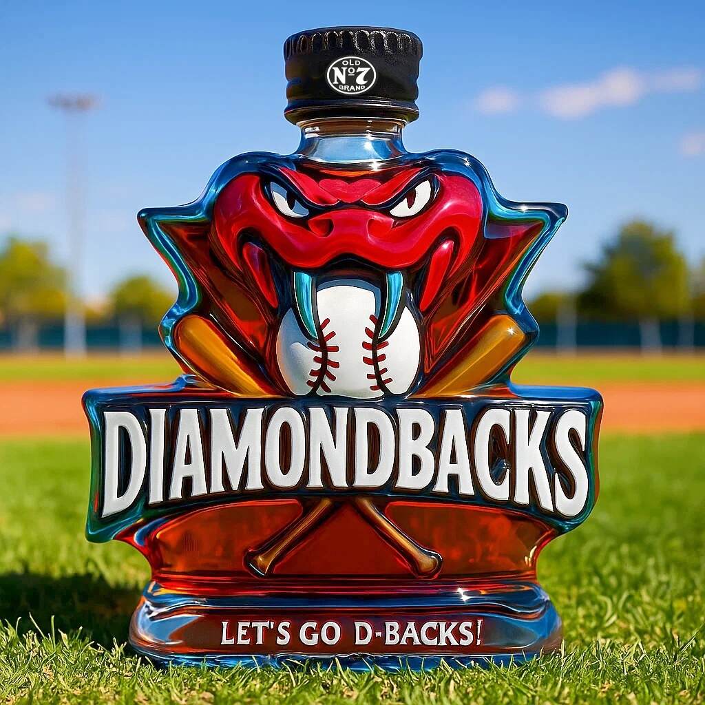 Arizona Diamondbacks Whisky Bottle