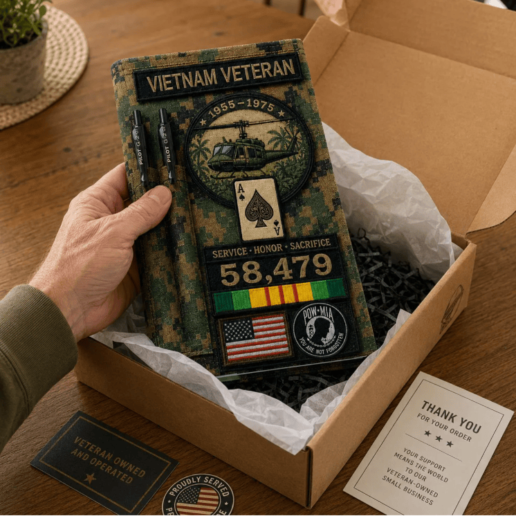 Vietnam Veteran Tactical Journal Notebook