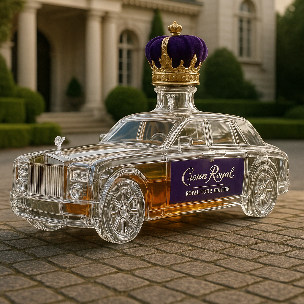 Rolls-Royce Whiskey Bottle