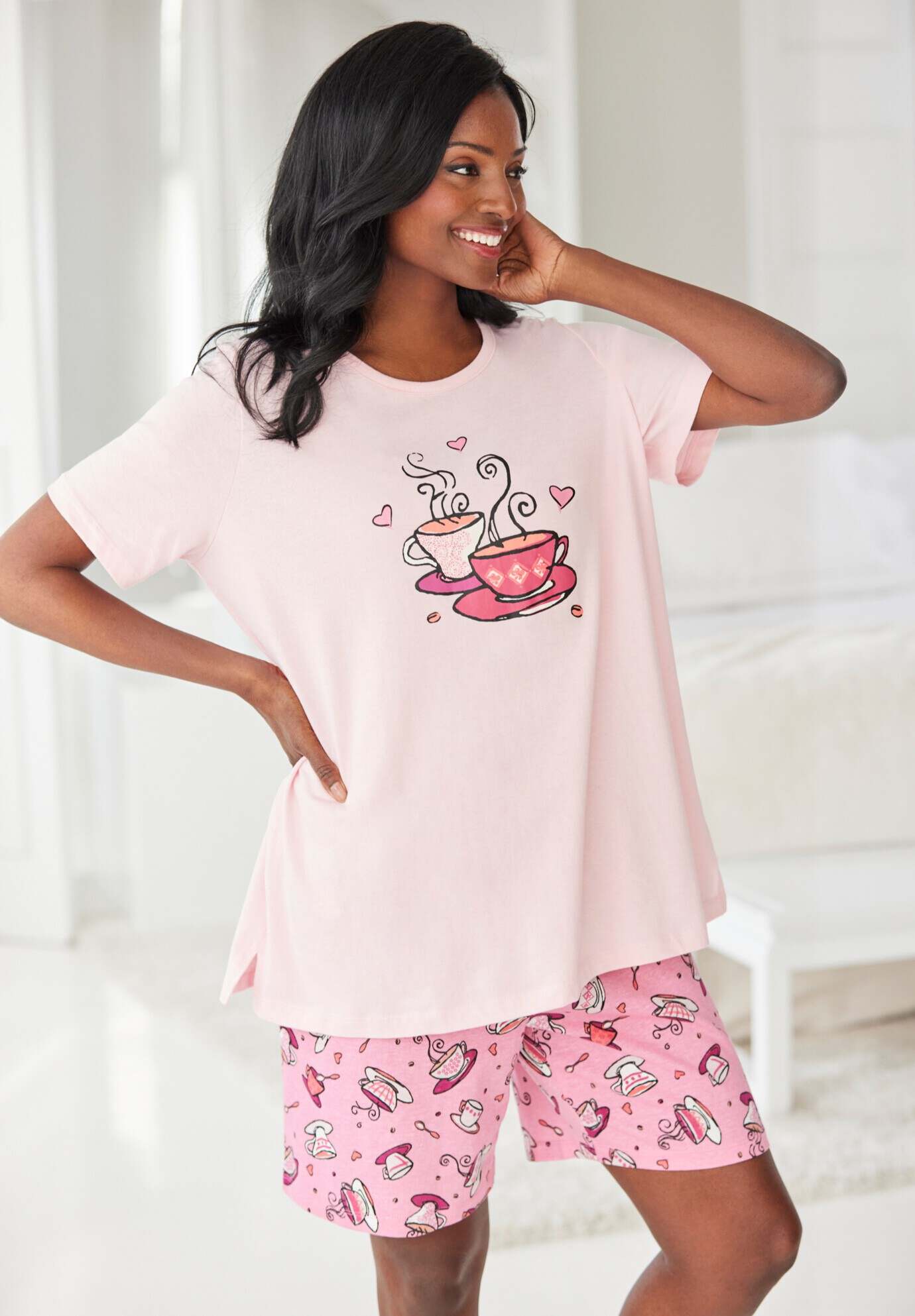 Knit PJ Short Set