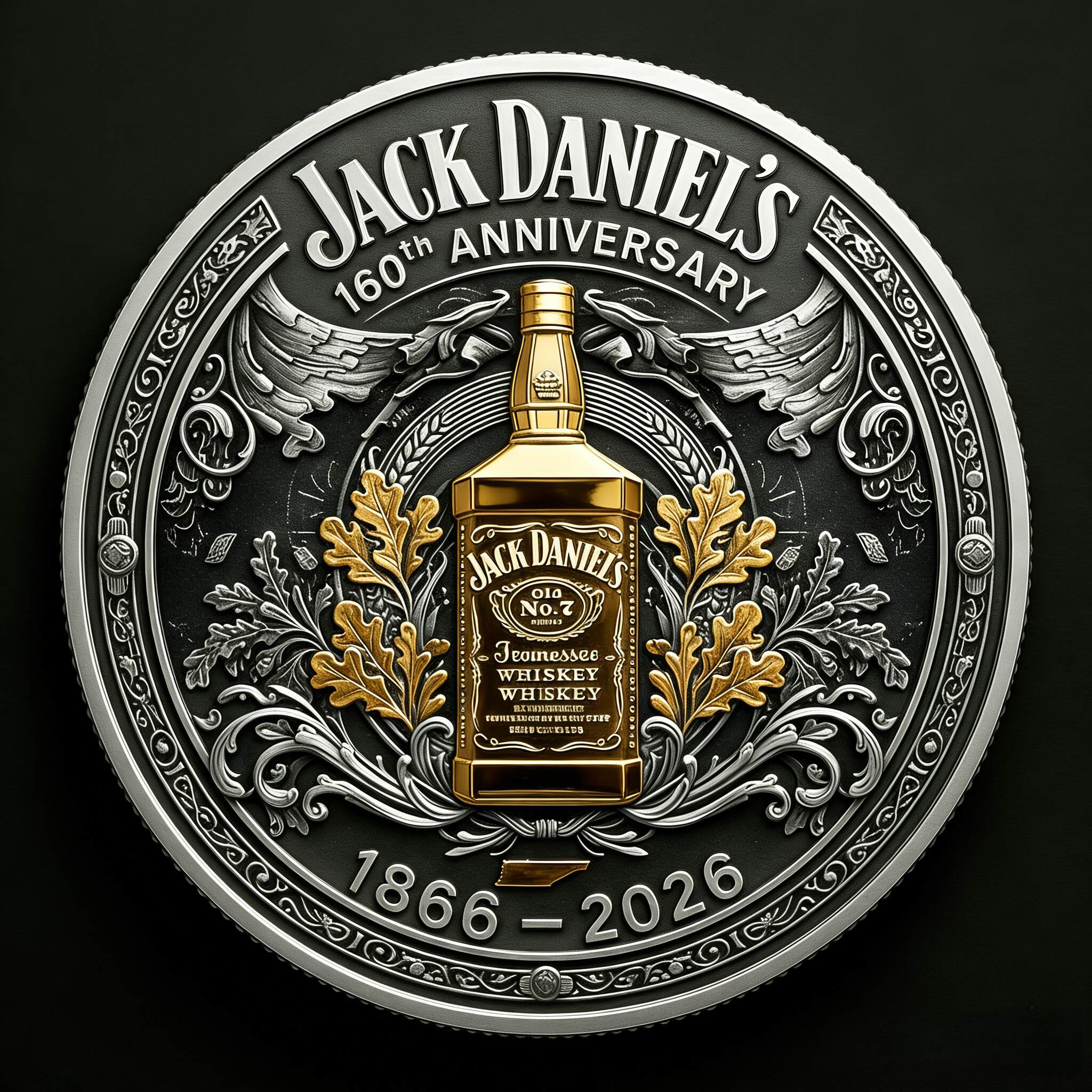 Jack Daniel’s 160th Anniversary Legacy Coin
