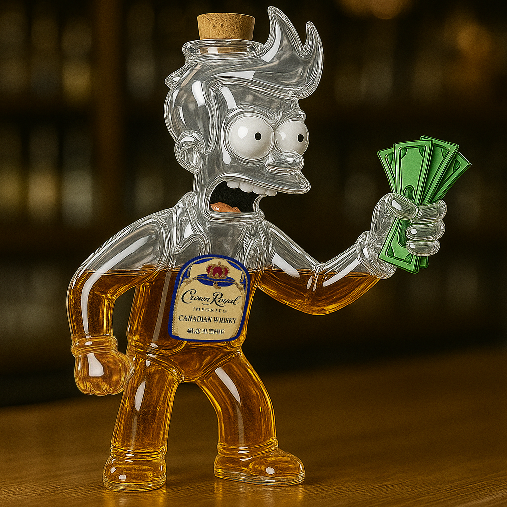Philip J. Fry Whiskey Bottle