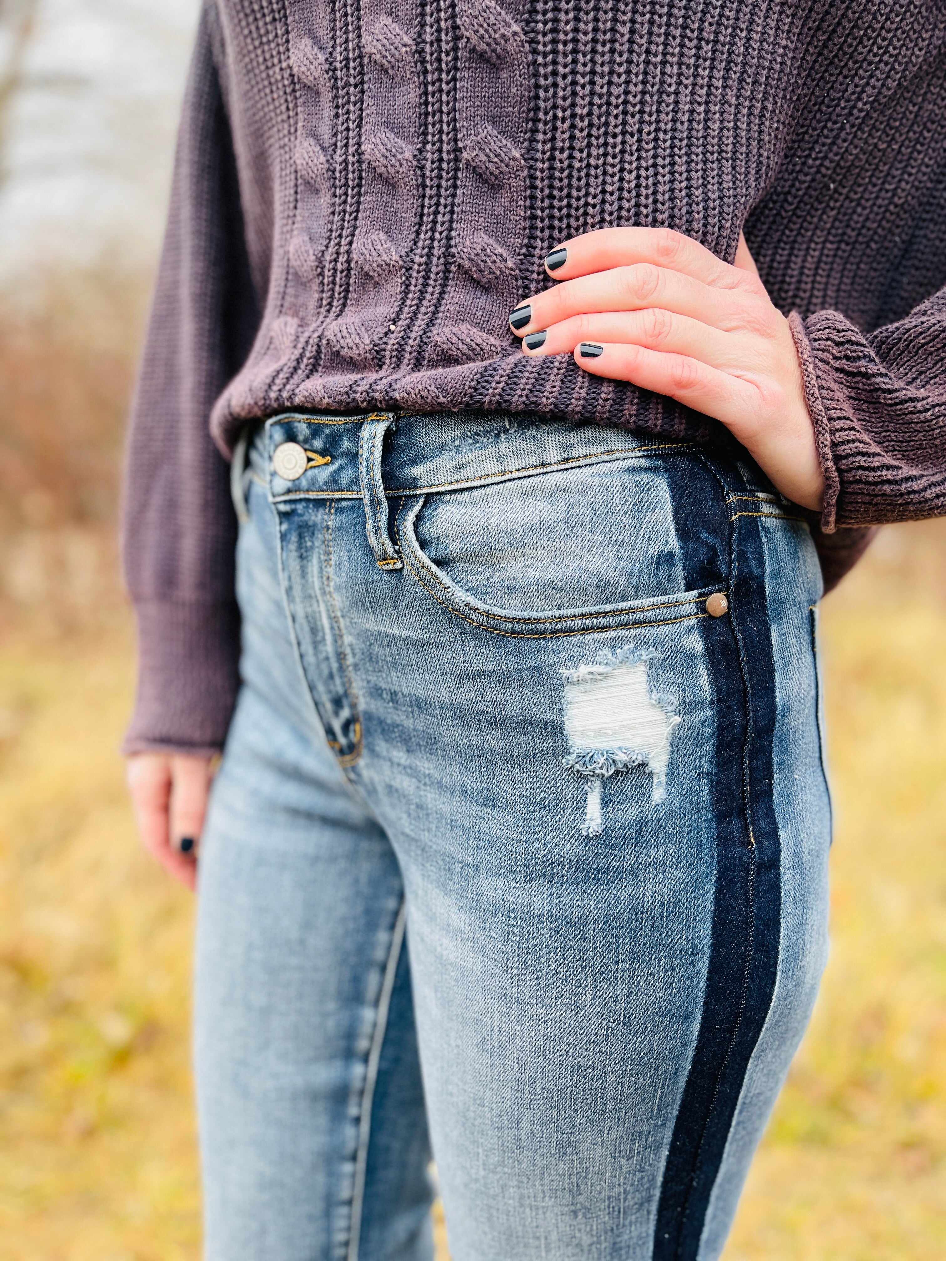 Plus/Reg My Good Side Straight Jean