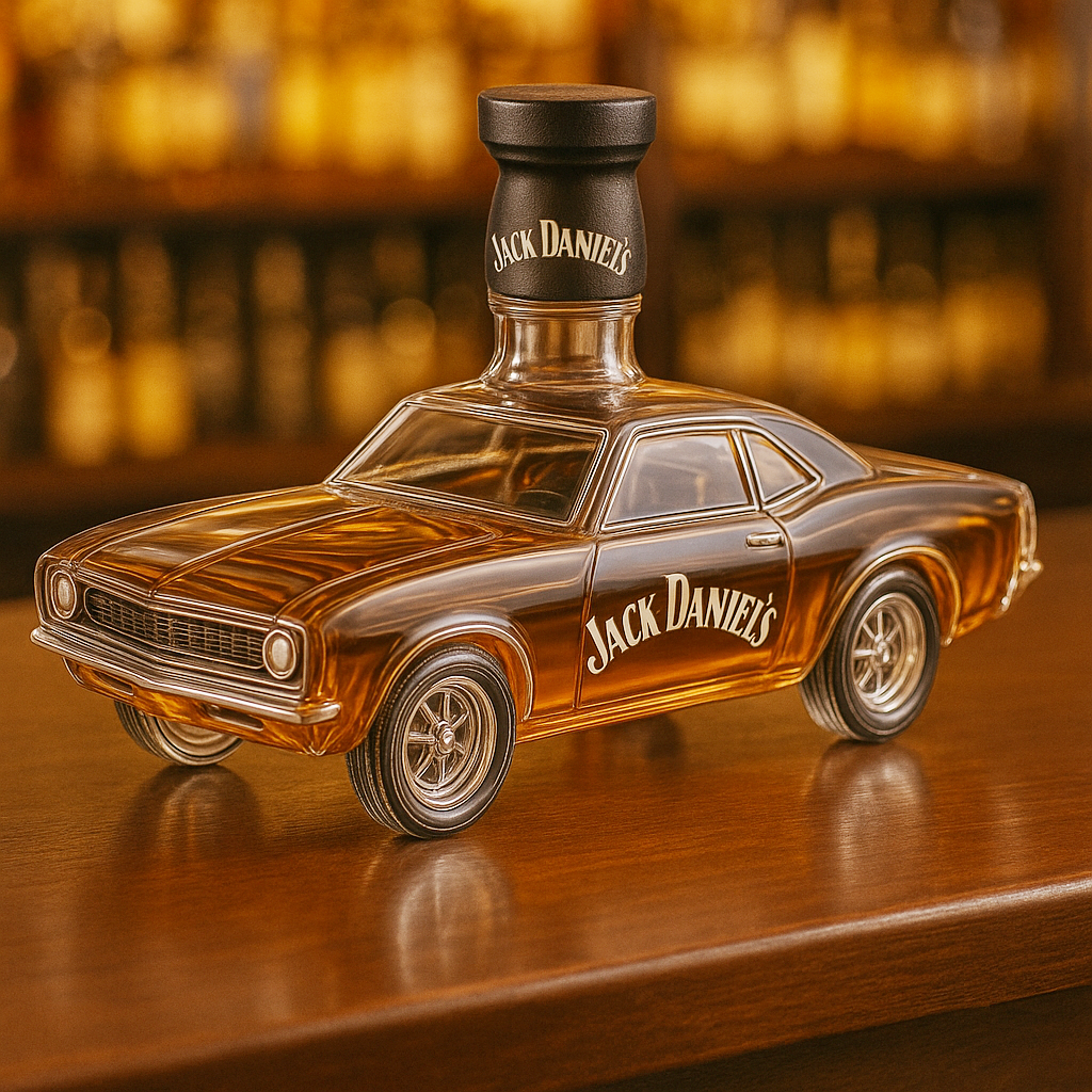 Muscle Car Whiskey Bottle