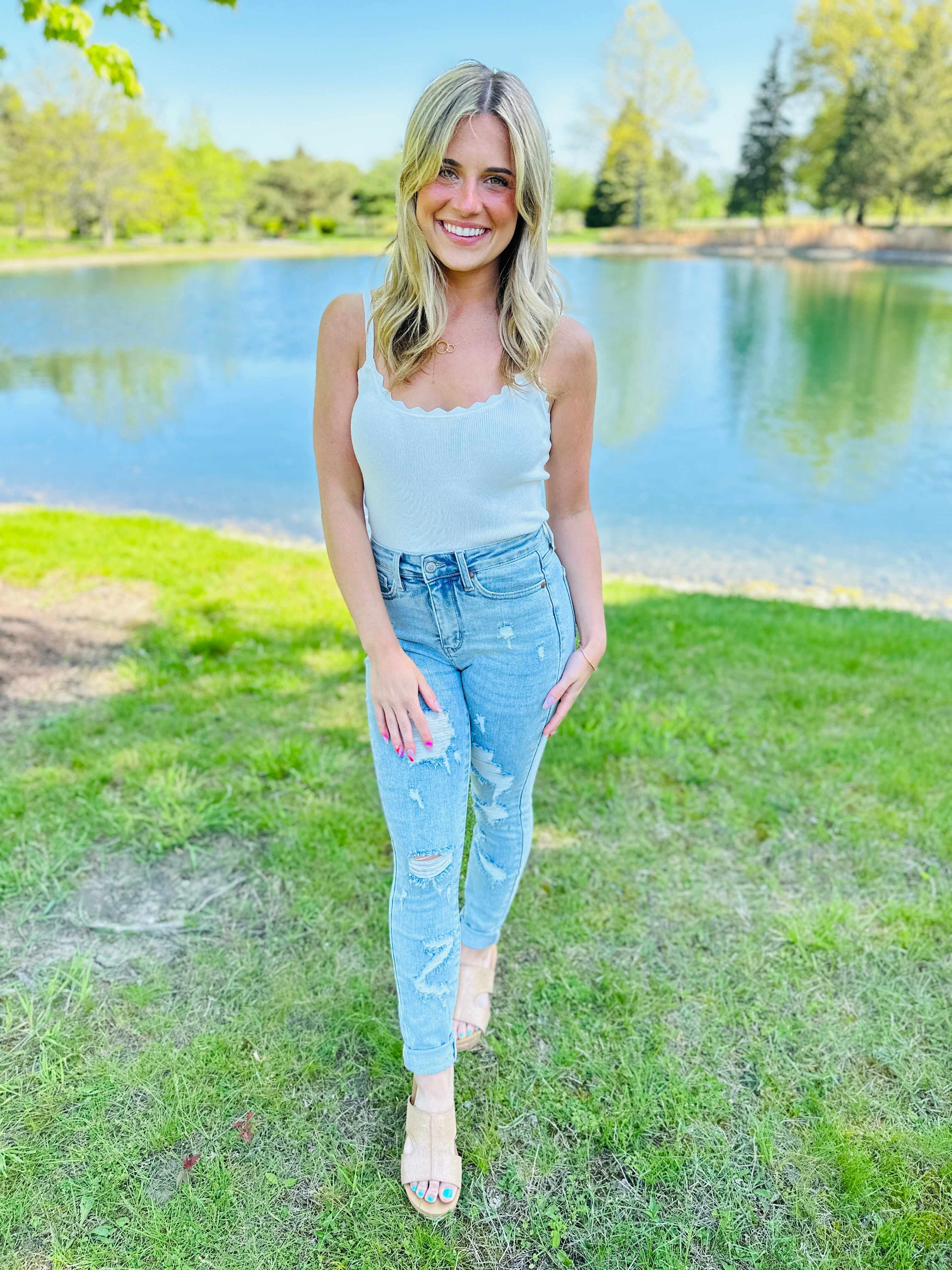 Tummy Control Skinny Jeans in Reg/Curvy Always in Control Restock