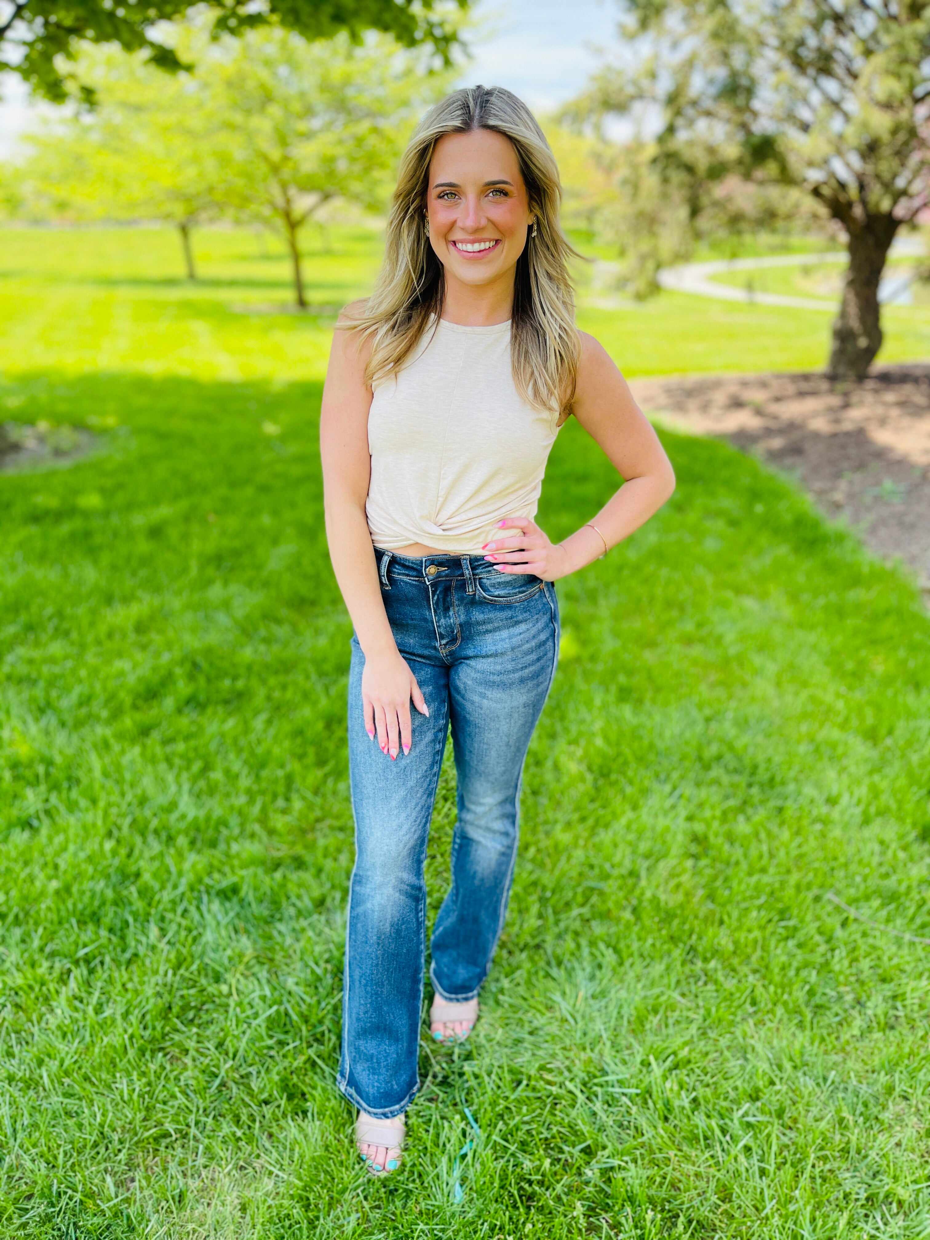 REG/CURVY Can't Compete Midrise Bootcut Jeans