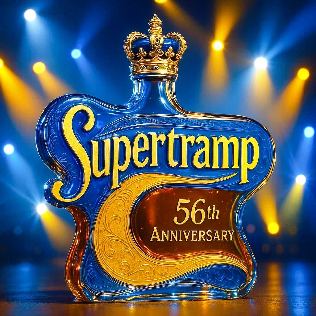 Supertramp 56th Anniversary Whisky Bottle