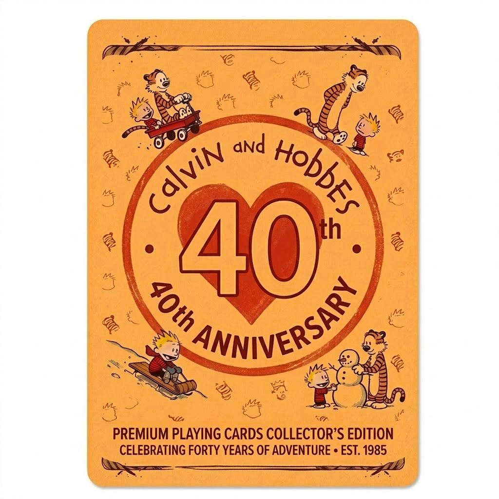 Calvin and Hobbes 40th Anniversary Playing Cards