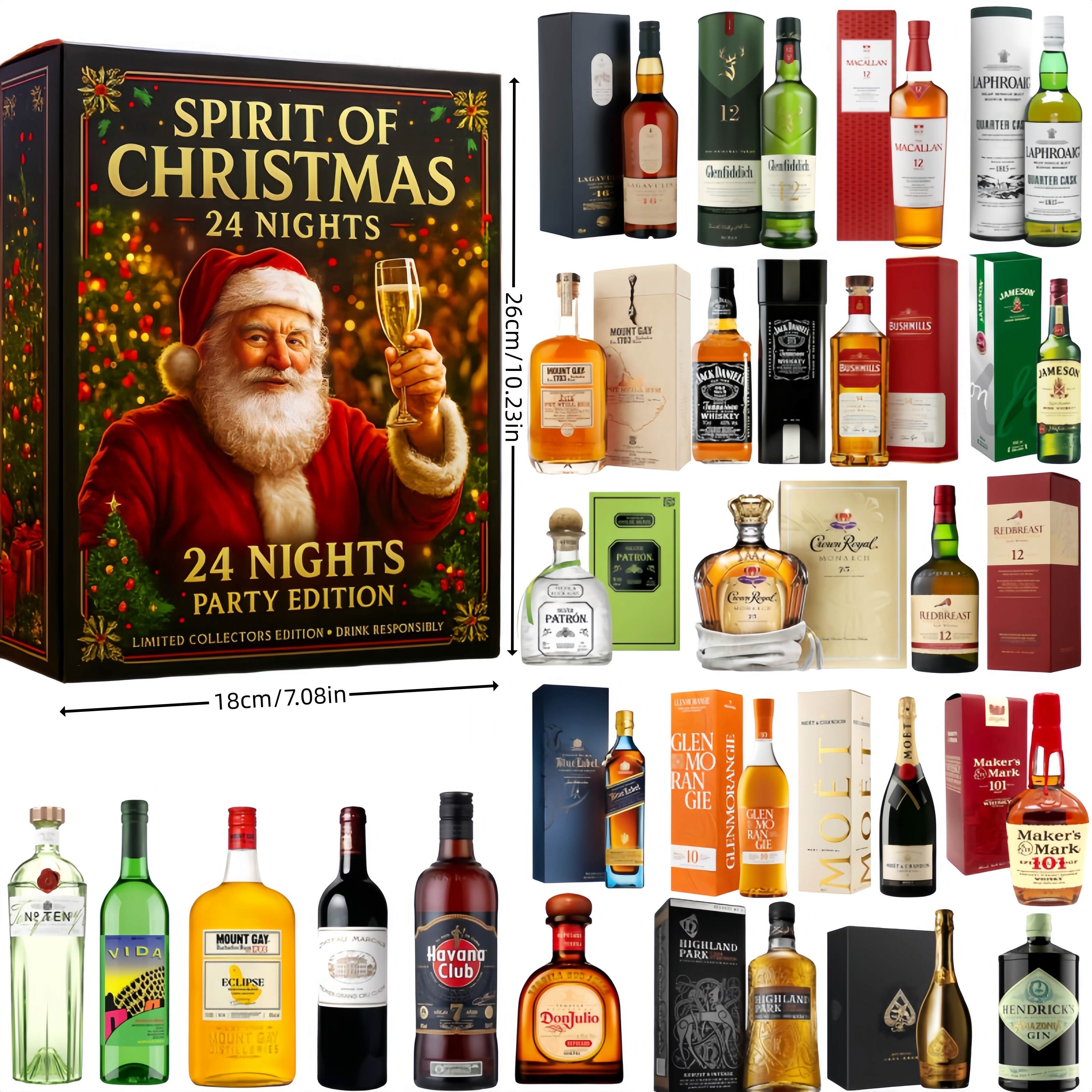 Holiday Liquor Advent Calendar · 24 Premium Tastes