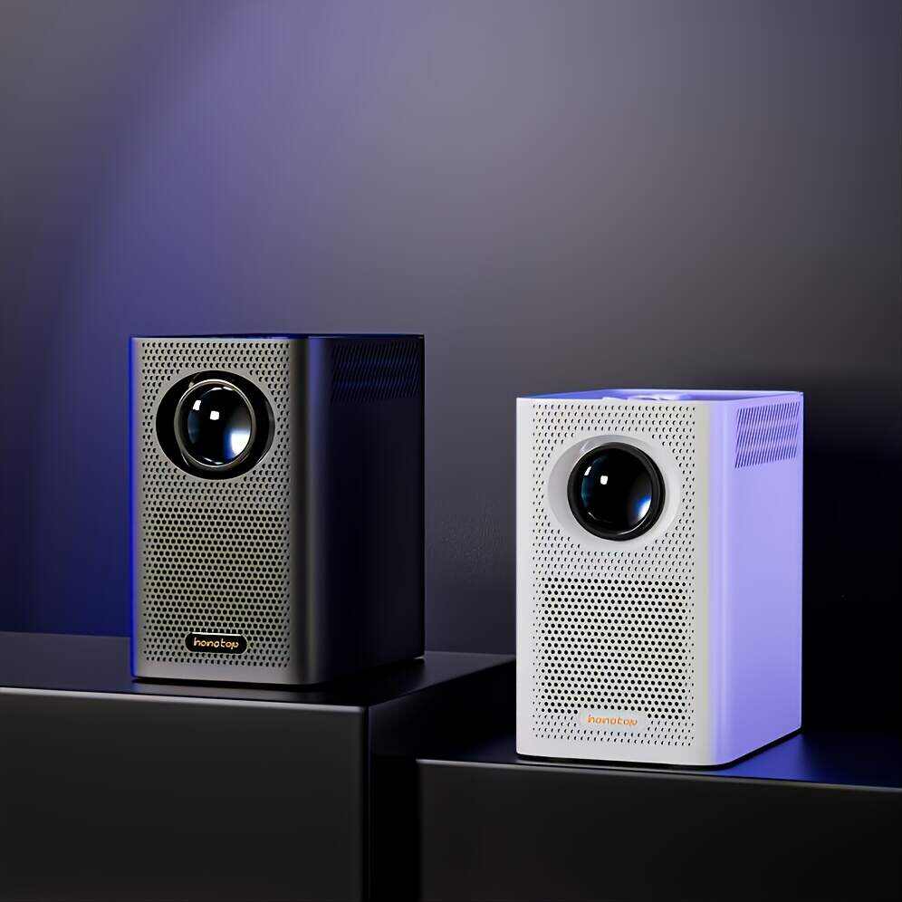 1pc Mini & Smart Portable Movie Projector With WiFi, Compatible With IOS/Android/HDMI/USB