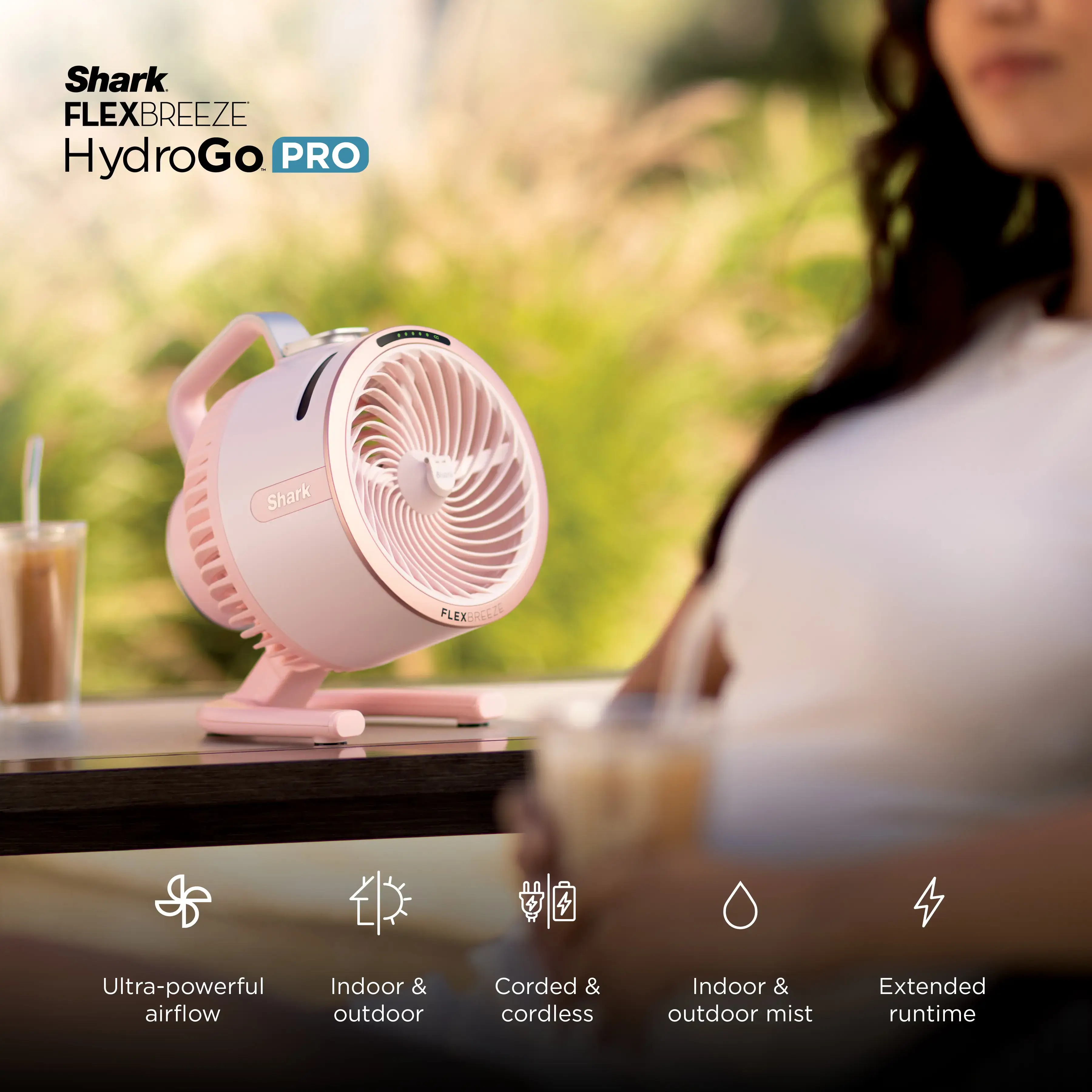 It’s so hot outside, Fan is exactly what I needed. ☀️🩷 It’s cordless, portable, has built-in mist, and is perfect for patios, the pool, sporting events, camping, or anywhere you need to cool off