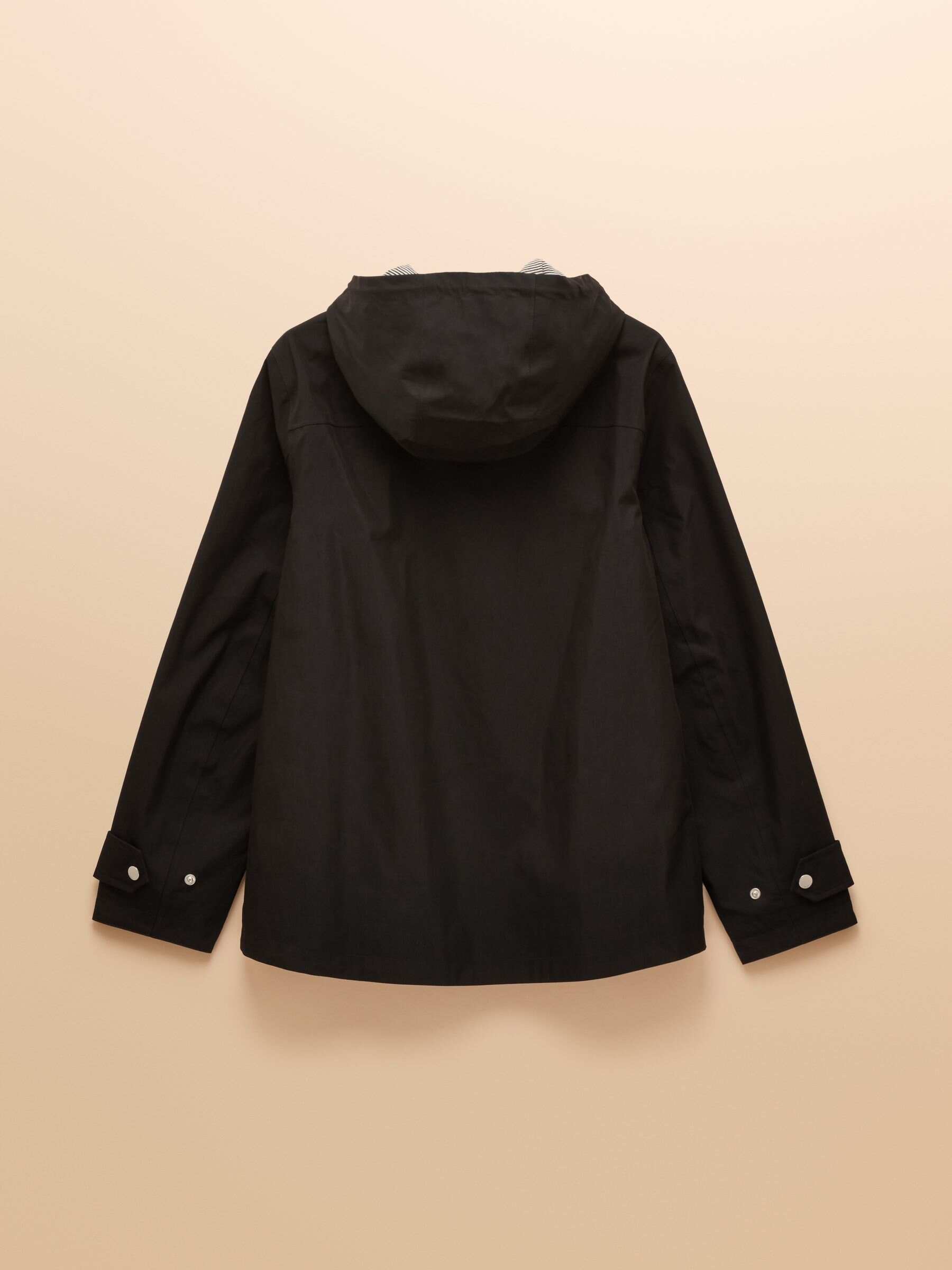 Waterproof Black Raincoat with Hood