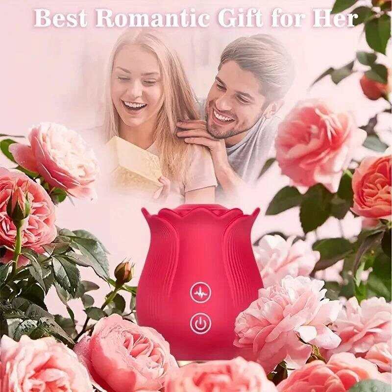 Rose Vibrator – G-Spot Vibrator with 12 Sucking Modes