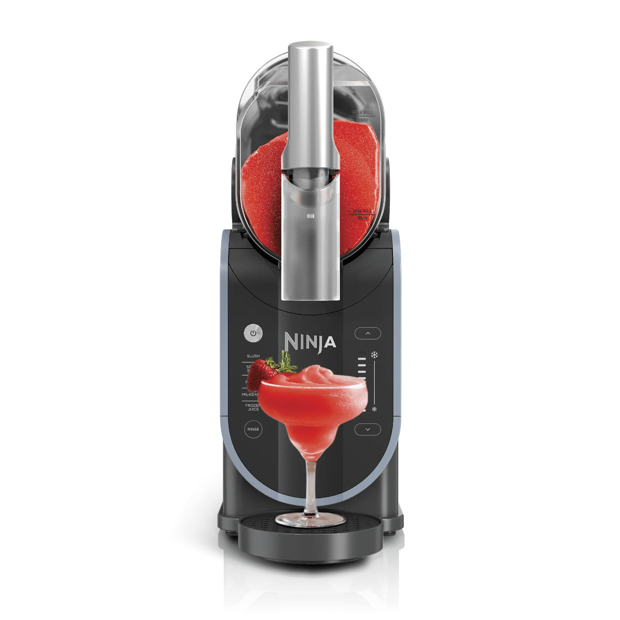 5-in-1 Professional Frozen Drink Maker with RapidChill Technology, 88 oz. Frozen Drink & Slushie Machine, 2 Preset Programs, Frozen Margaritas, and More