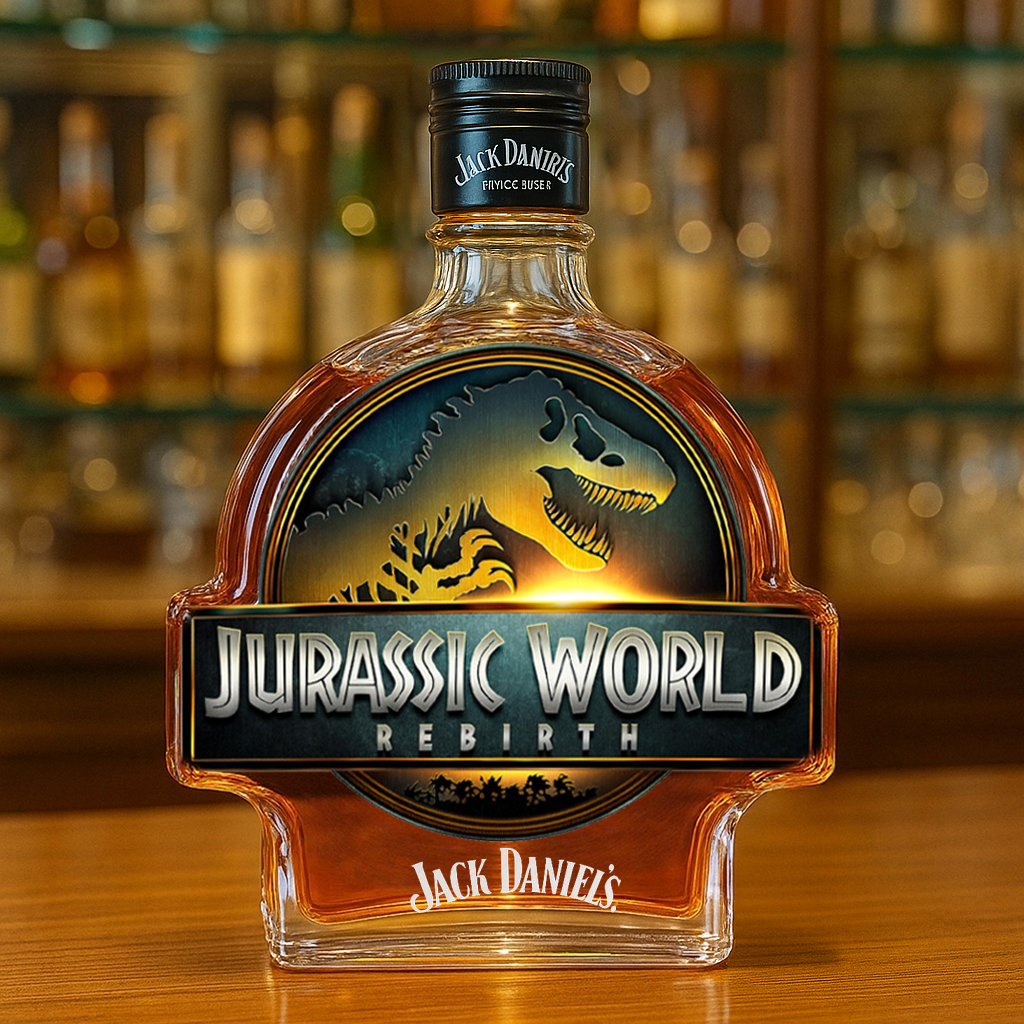 Jurassic World: Rebirth Whiskey Bottle