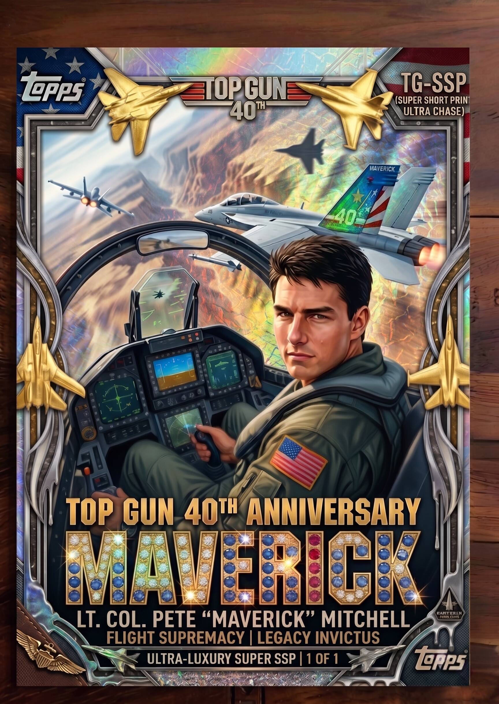 TOP Gun 40th Anniversary Premium Trading Card Box