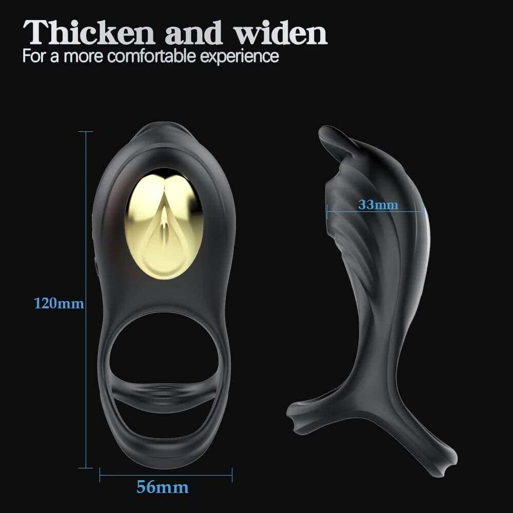 PASSION PULSE ADULT Remote Control Cock Ring Vibrator