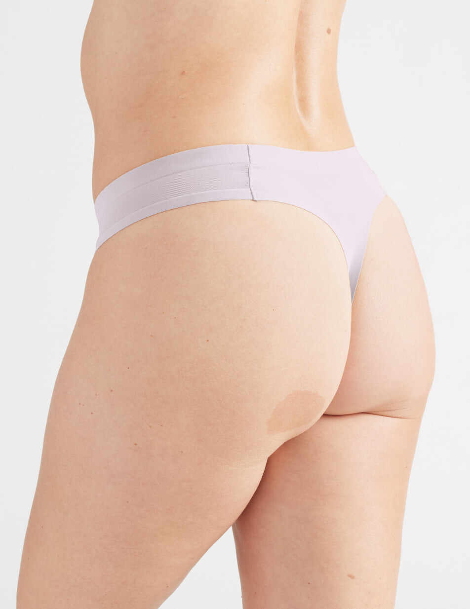 Light Leakproof No-Show Mesh Thong