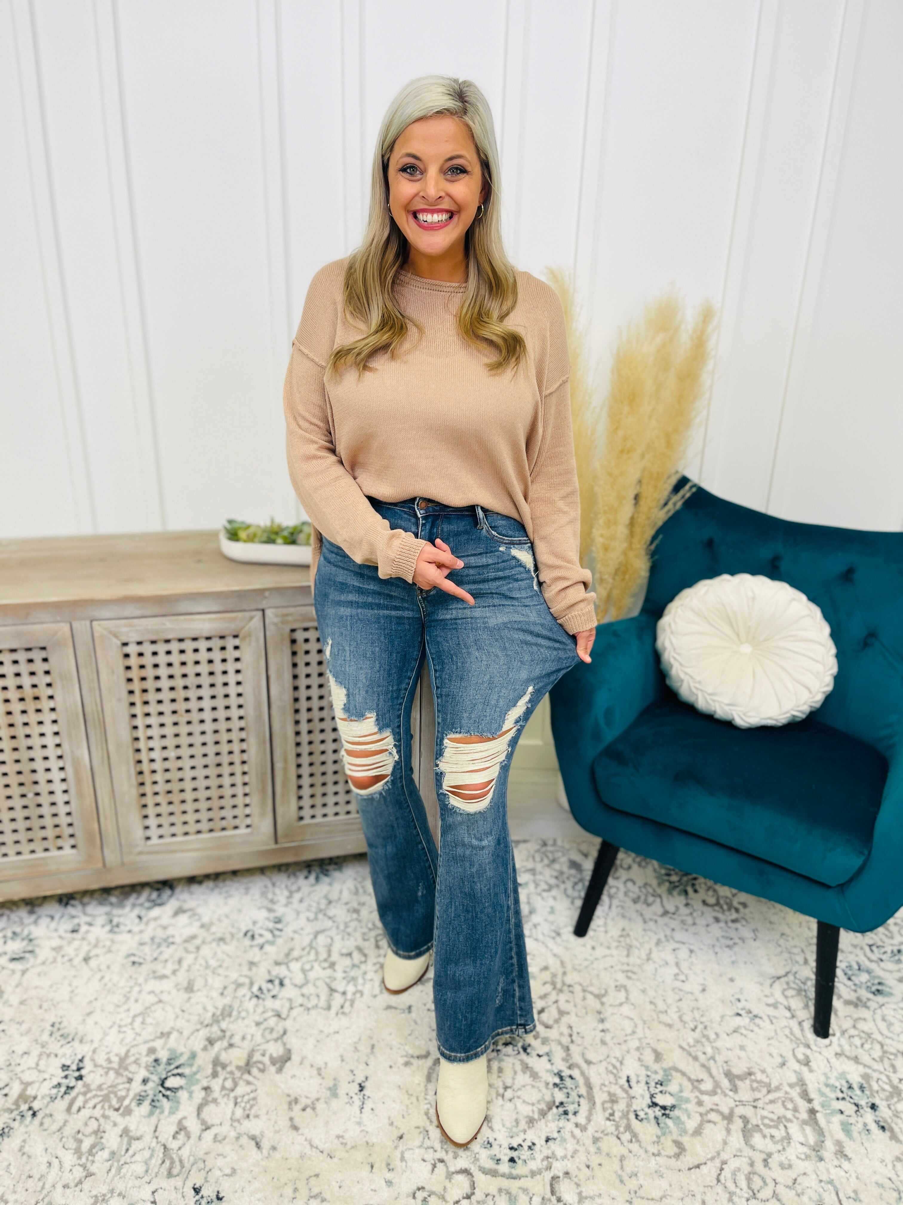 PLUS/REG Flare to There Flare Jeans