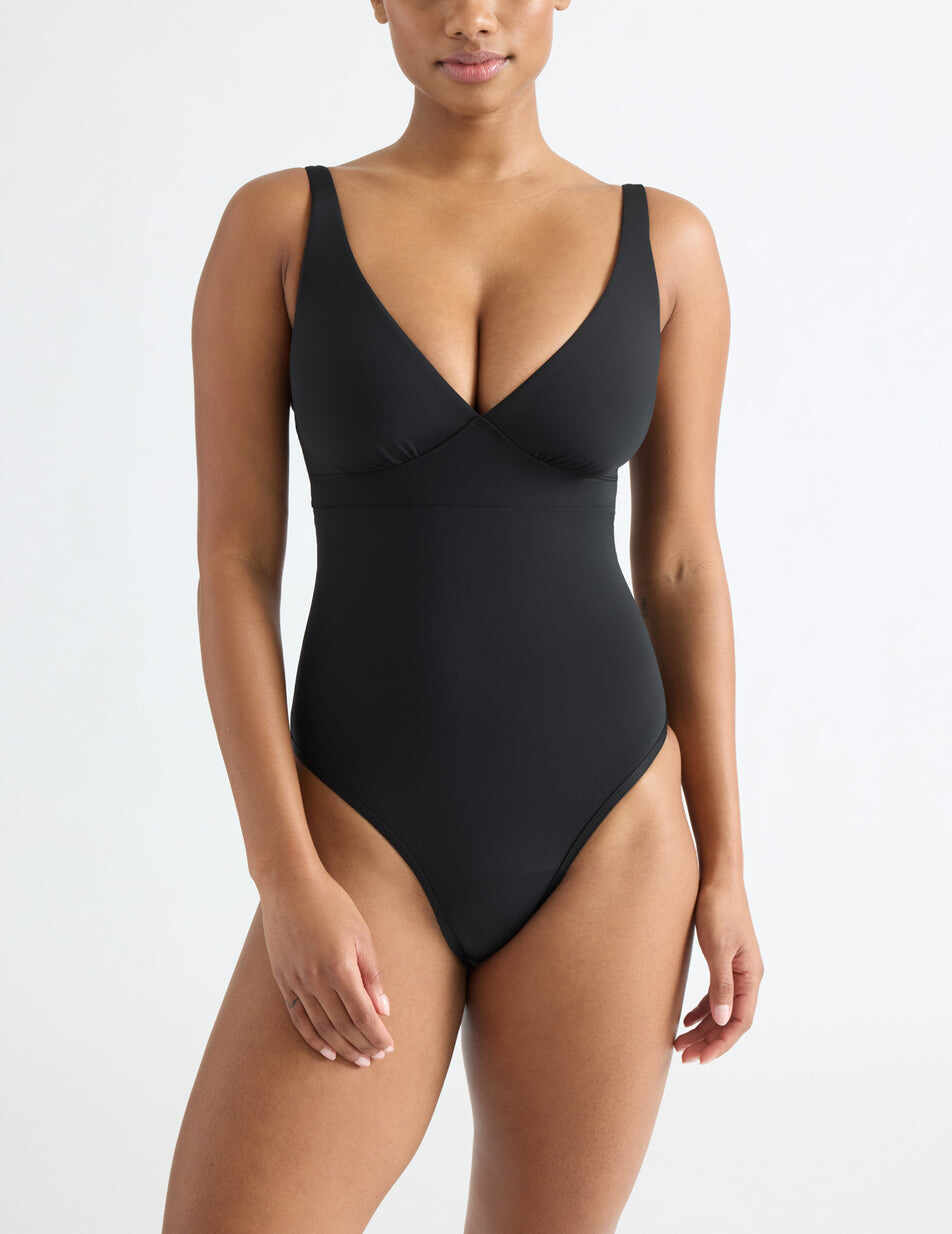 Leakproof Deep V One Piece Swimsuit