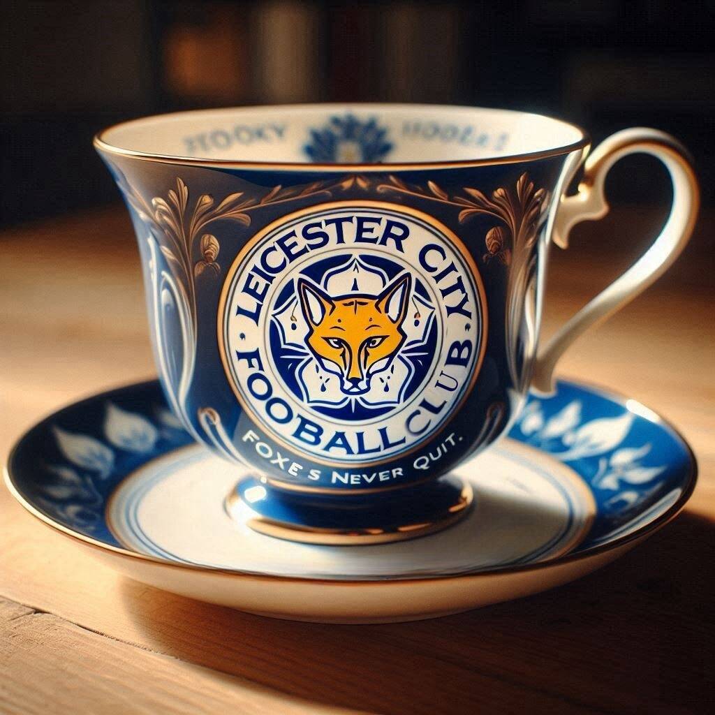 Premier League Football Teacup
