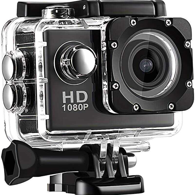 Action Camera (Built In 900 MA Battery) Action Camera Ultra HD Underwater Camera 140 Degree Wide-angle Lens 1181.1 Inch Waterproof Action Camera WIFI Camera For Thanksgiving Christmas (two Options: With Card And Without Card)