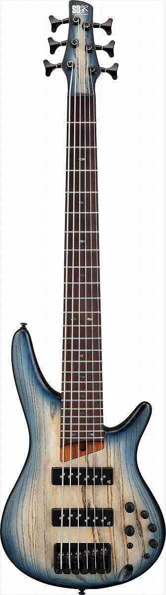 Ibanez SR Standard 6-String Electric Bass (Right-Handed, Cosmic Blue Starburst Flat)